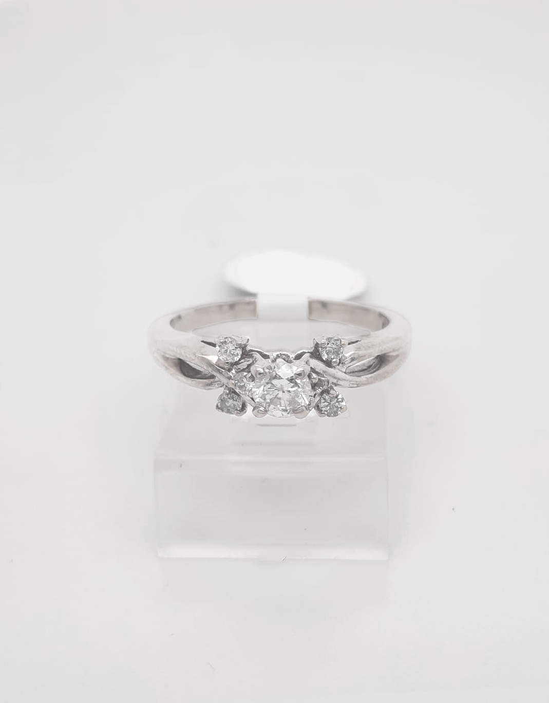 Gold Diamond Engagement Ring