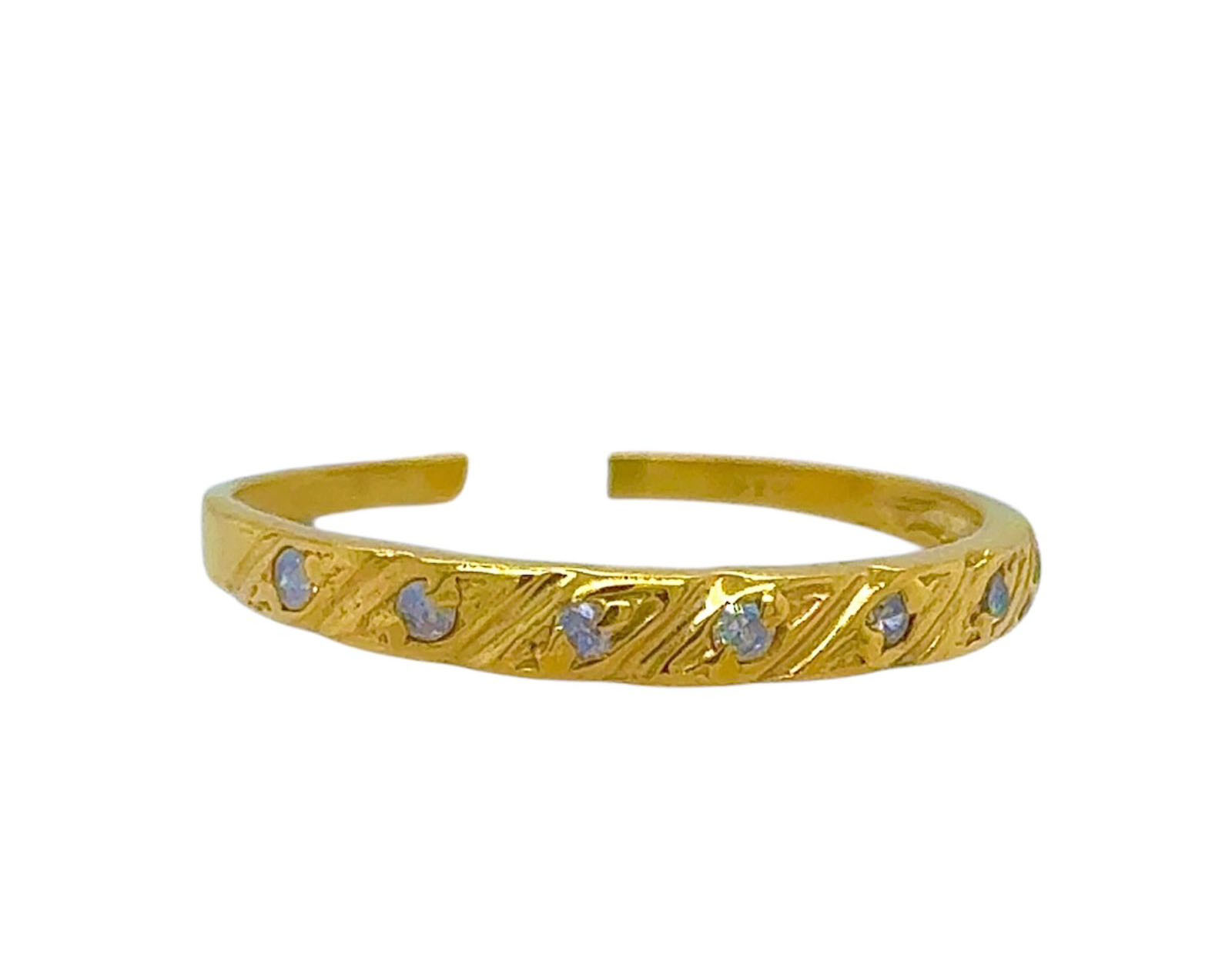 Gold Diamond Engagement Ring