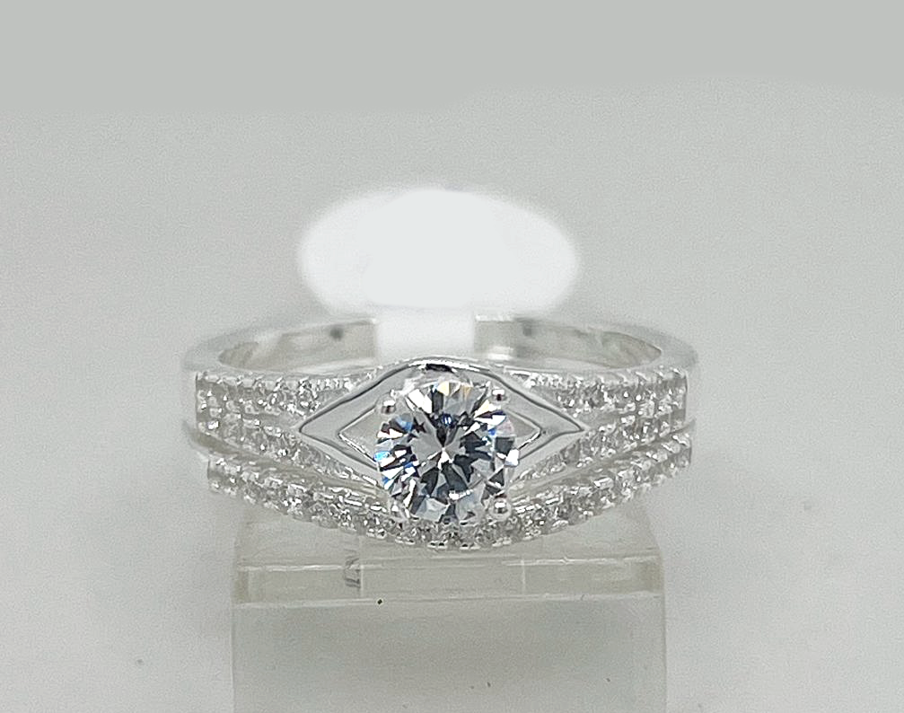 2PC Silver Ladie Ring