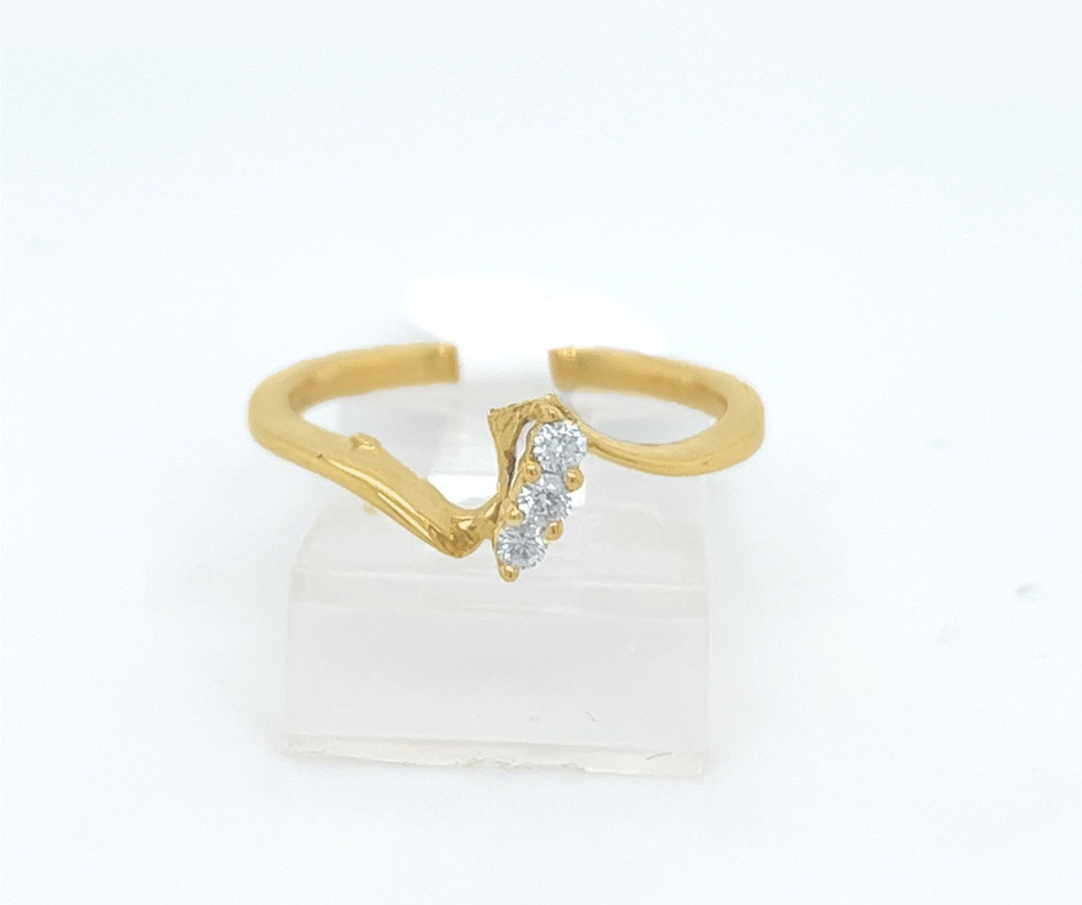 Gold Diamond Engagement Ring