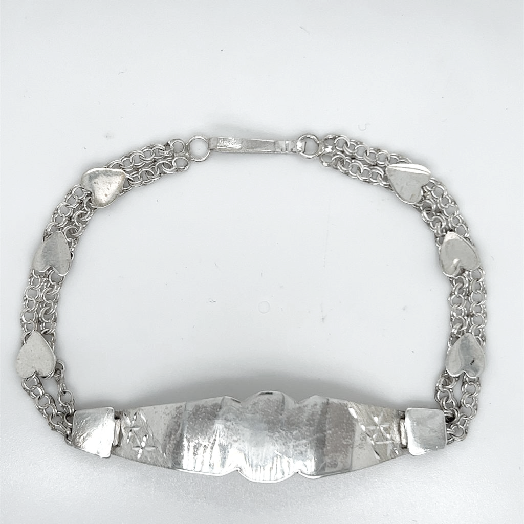 Silver Ladie ID Band