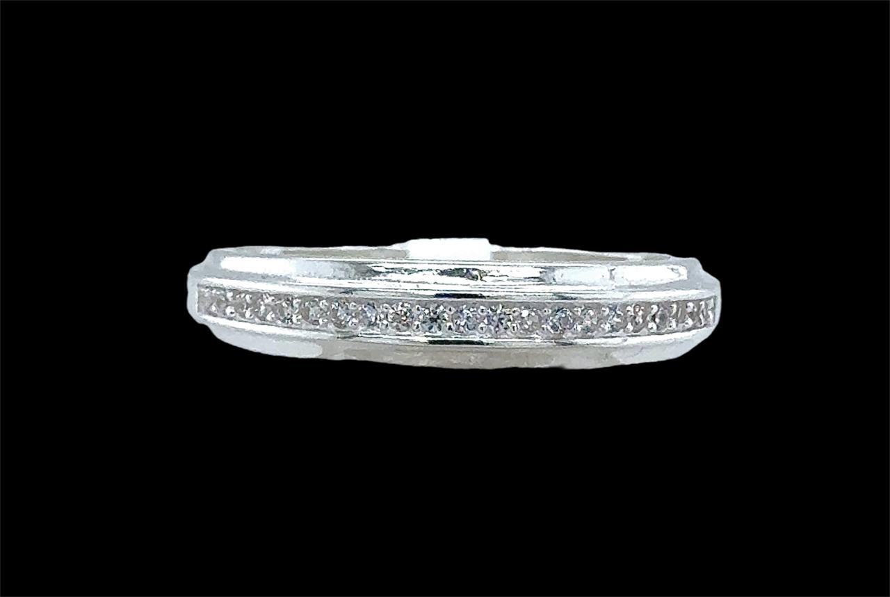 Silver Gent Wedding Ring