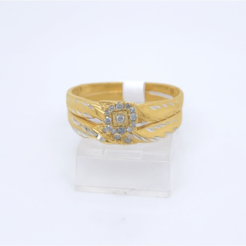 2PC Gold Wedding Ring