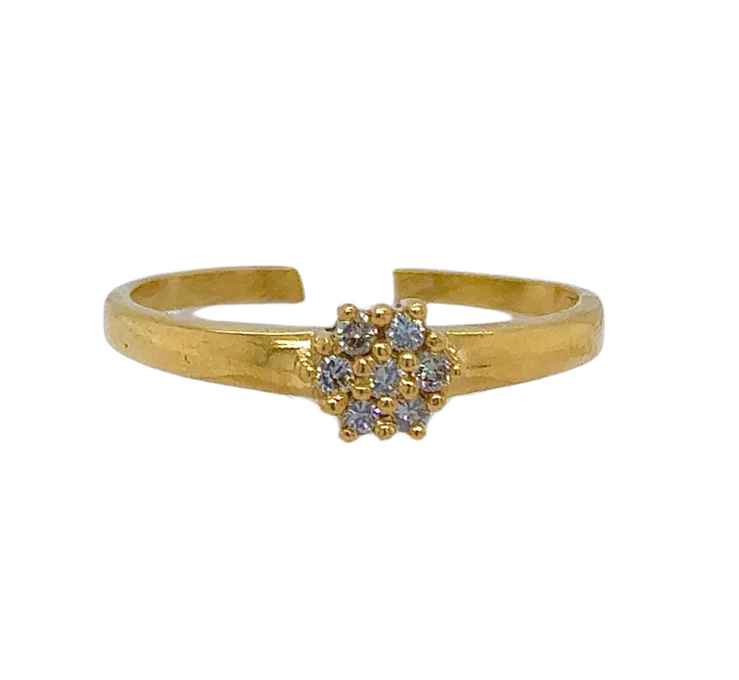 Gold Diamond Engagement Ring
