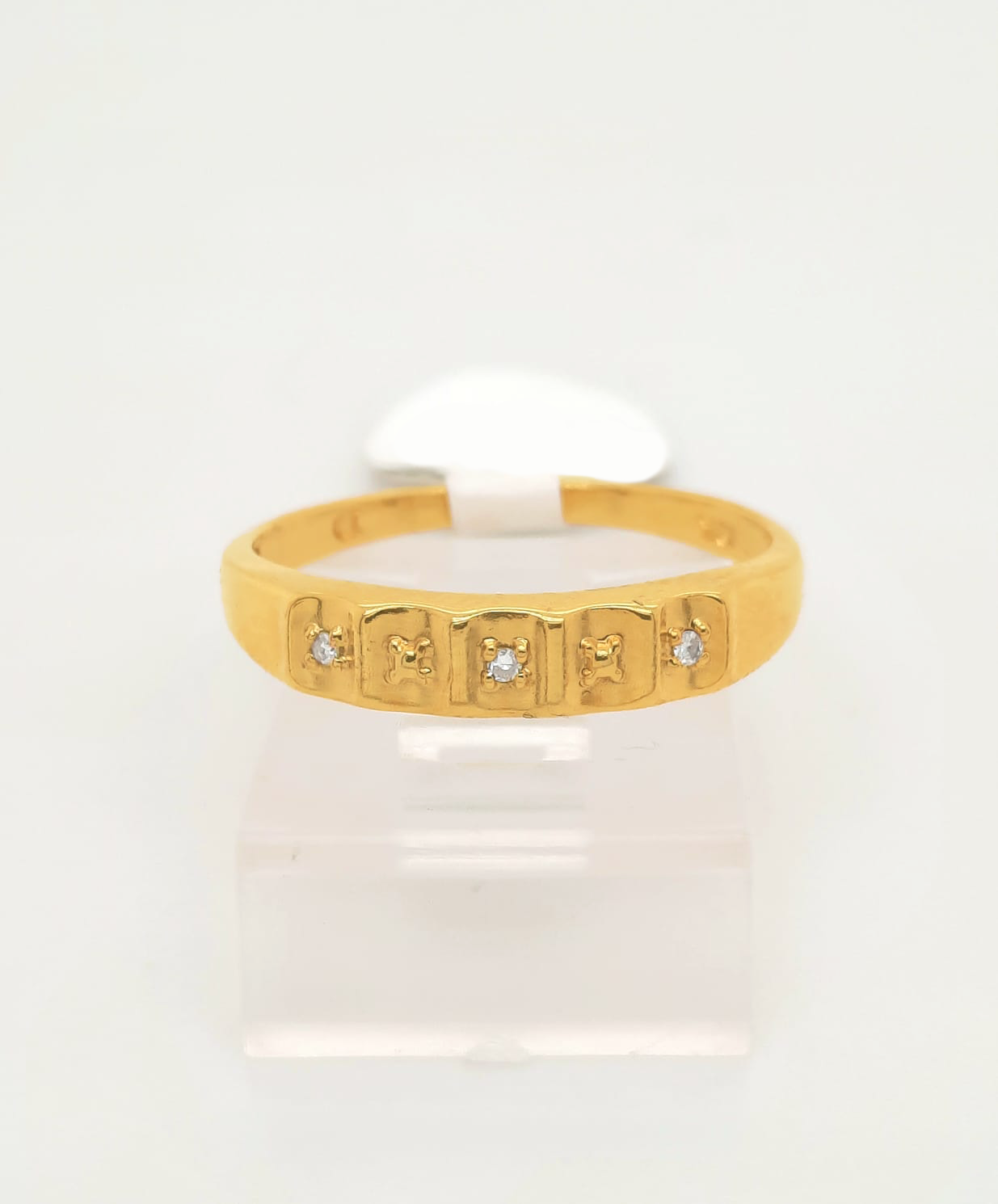Gold Diamond Engagement Ring