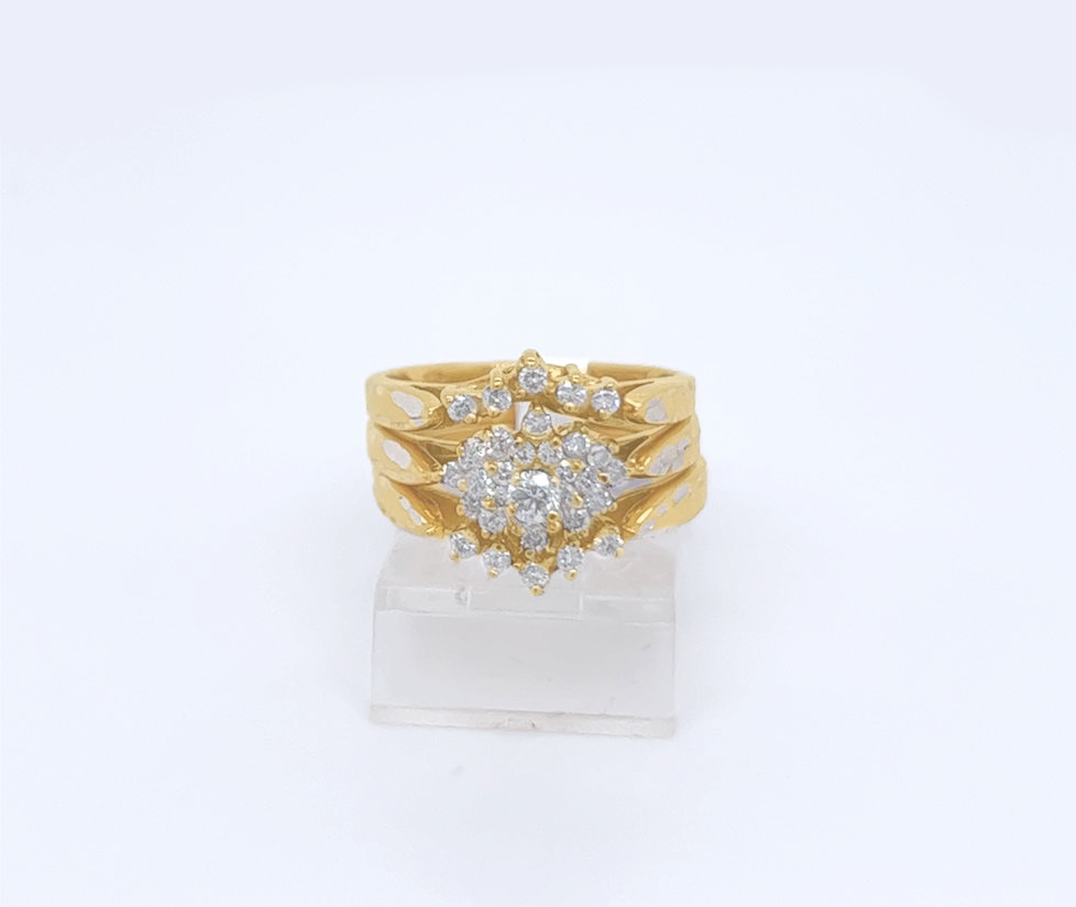 3PC Gold Wedding Ring