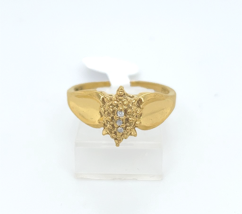 Gold Diamond Engagement Ring