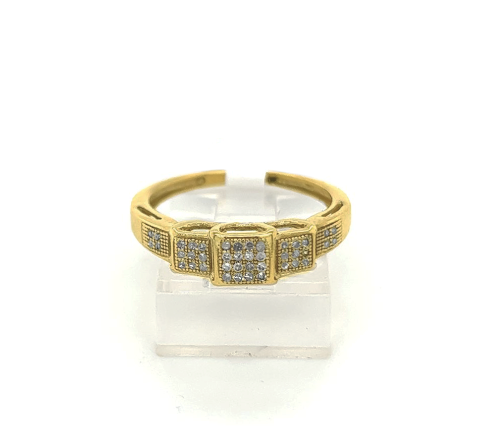 Gold Diamond Engagement Ring