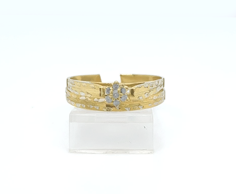 2PC Gold Wedding Ring