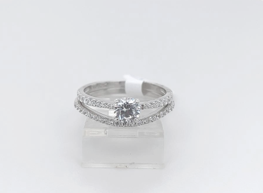 2PC Silver Wedding Ring 