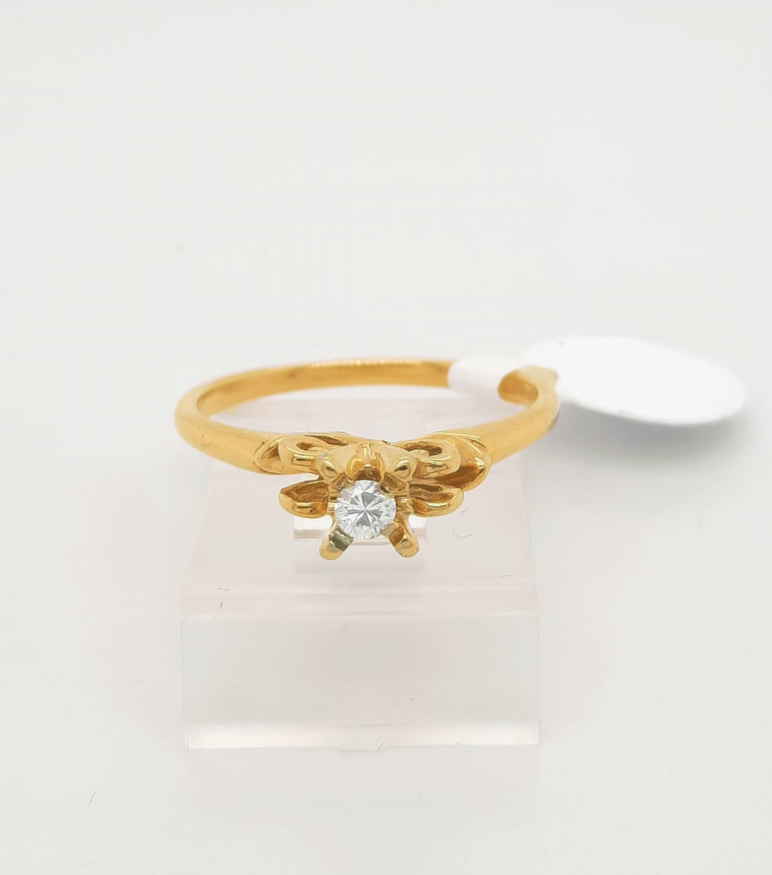 Gold Diamond Engagement Ring