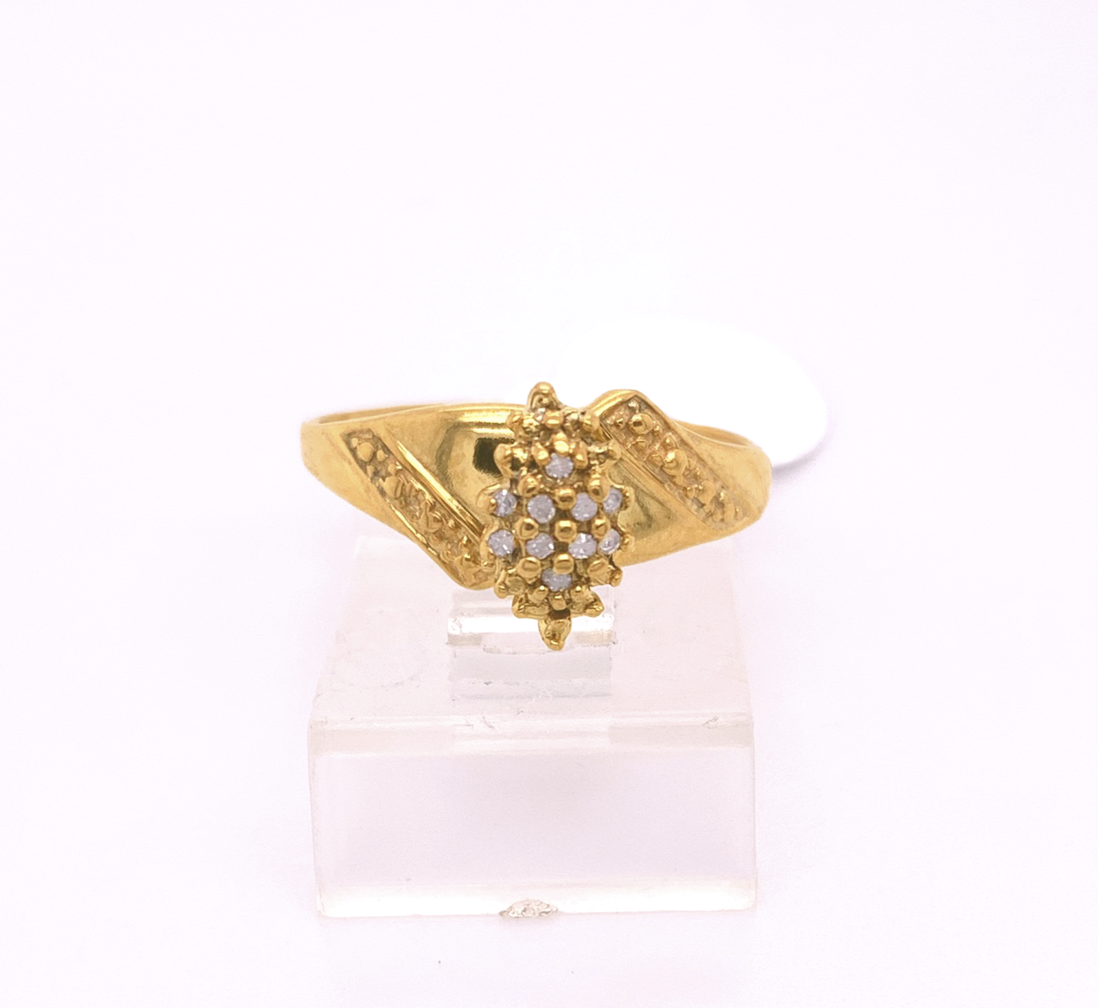 Gold Diamond Engagement Ring