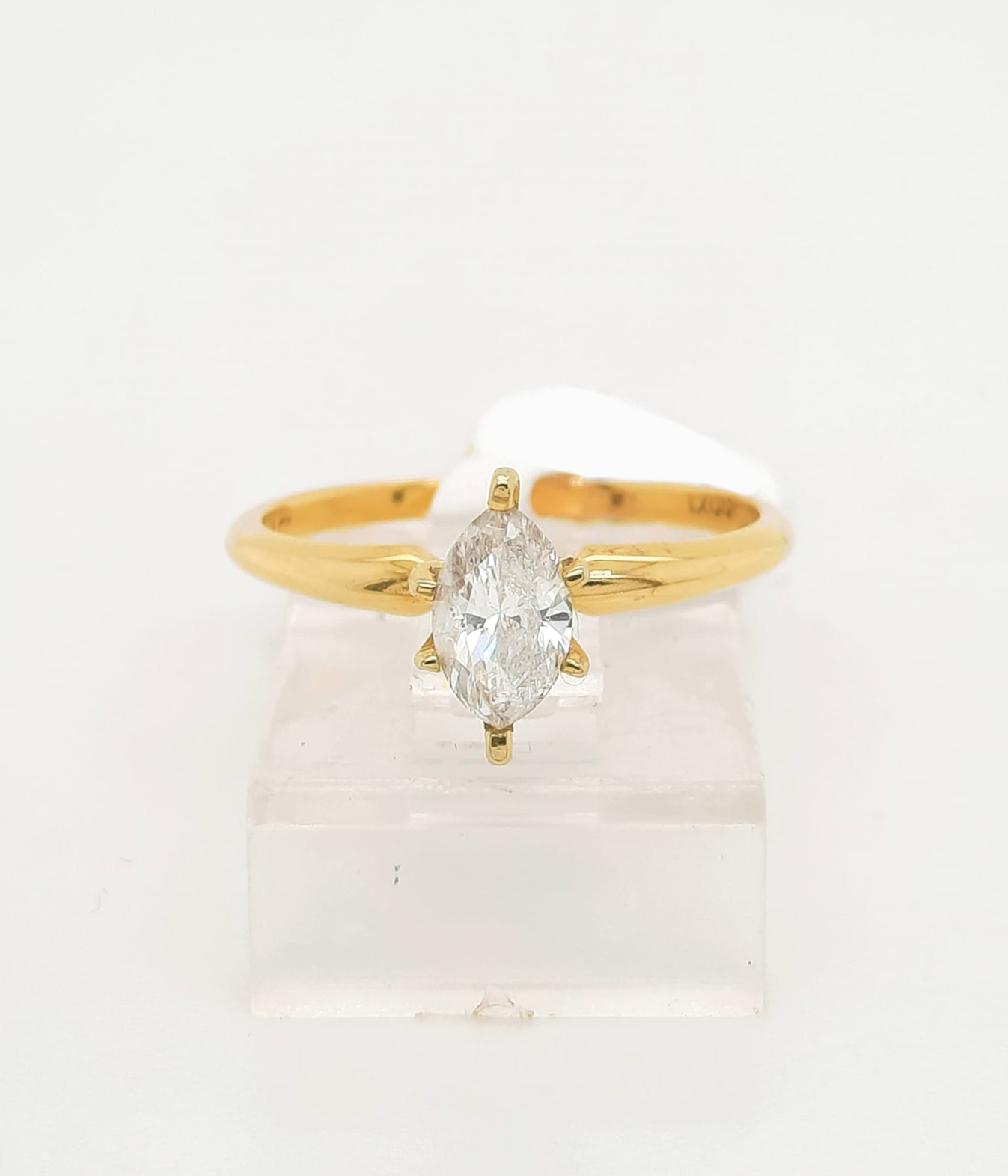 Gold Diamond Engagement Ring