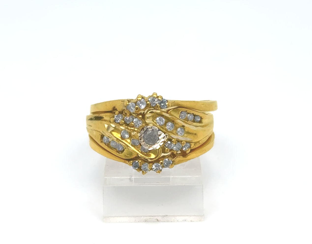 3PC Gold Wedding Ring