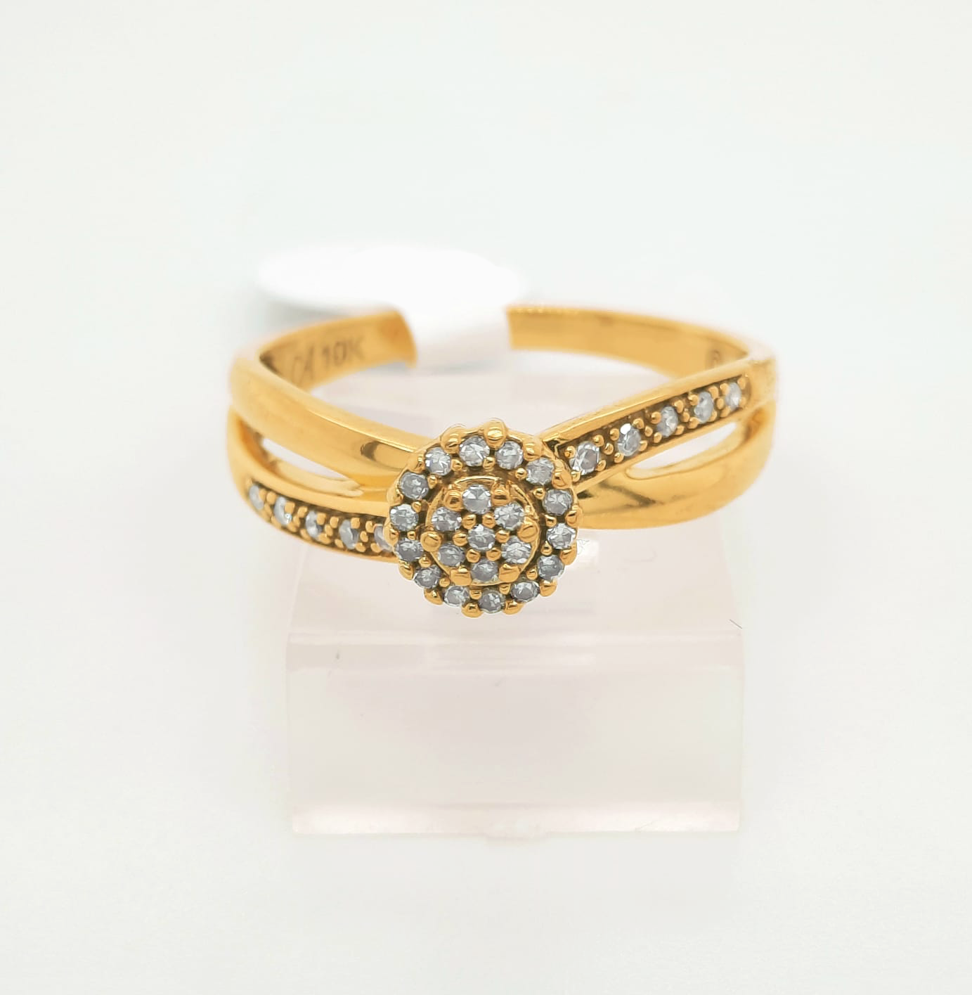 Gold Diamond Engagement Ring