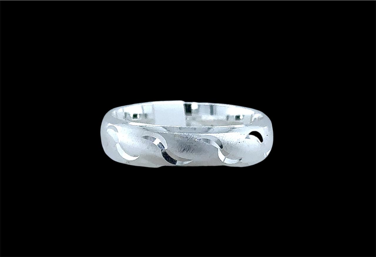 Silver Gent Wedding Ring