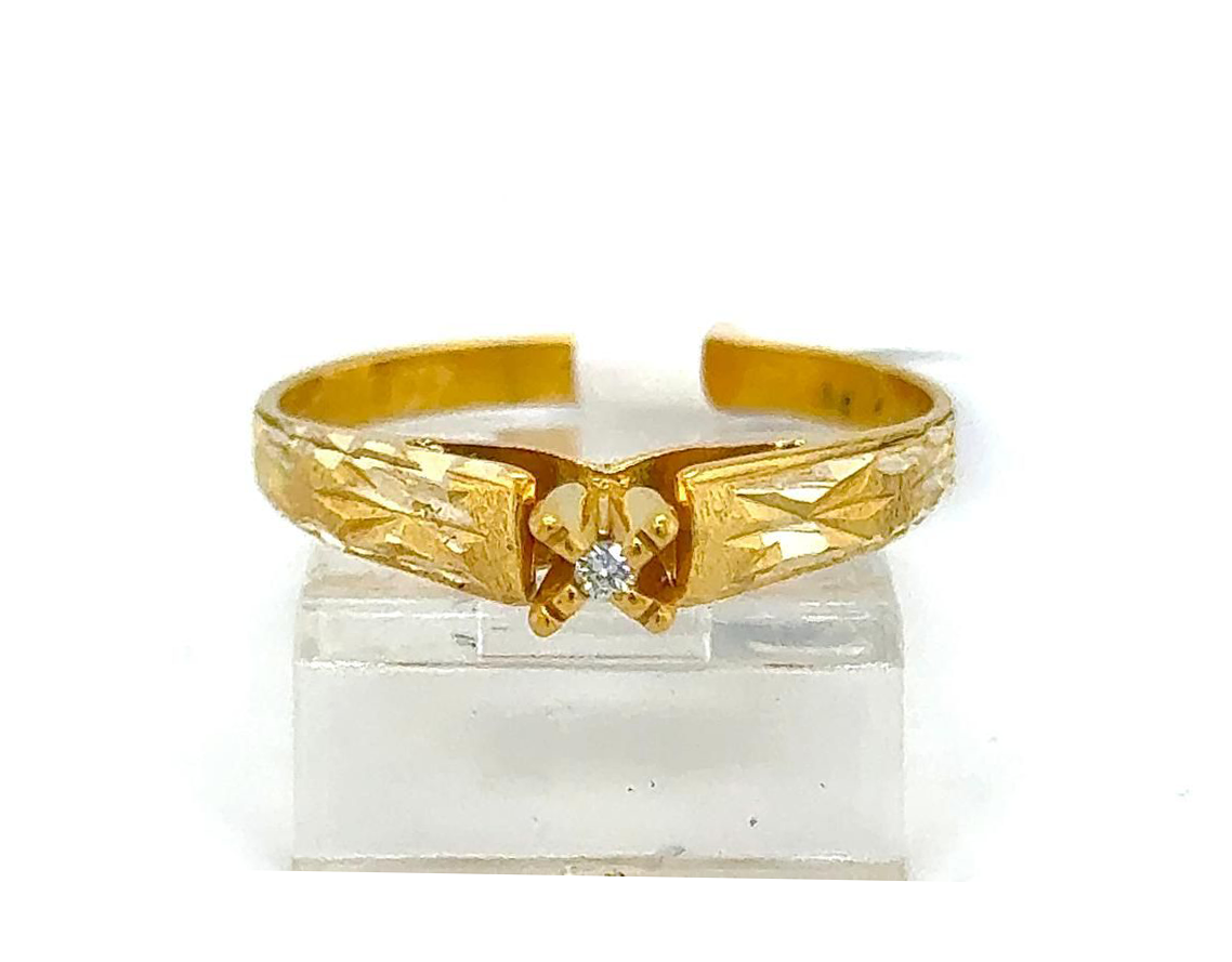Gold Diamond Engagement Ring