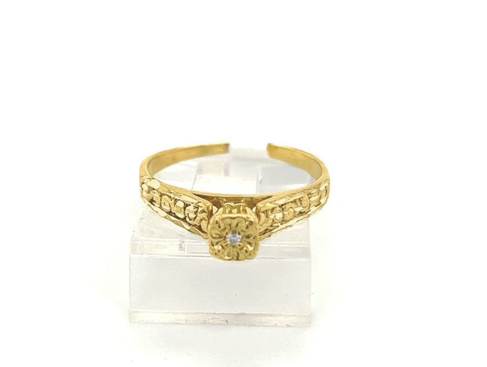 Gold Diamond Engagement Ring