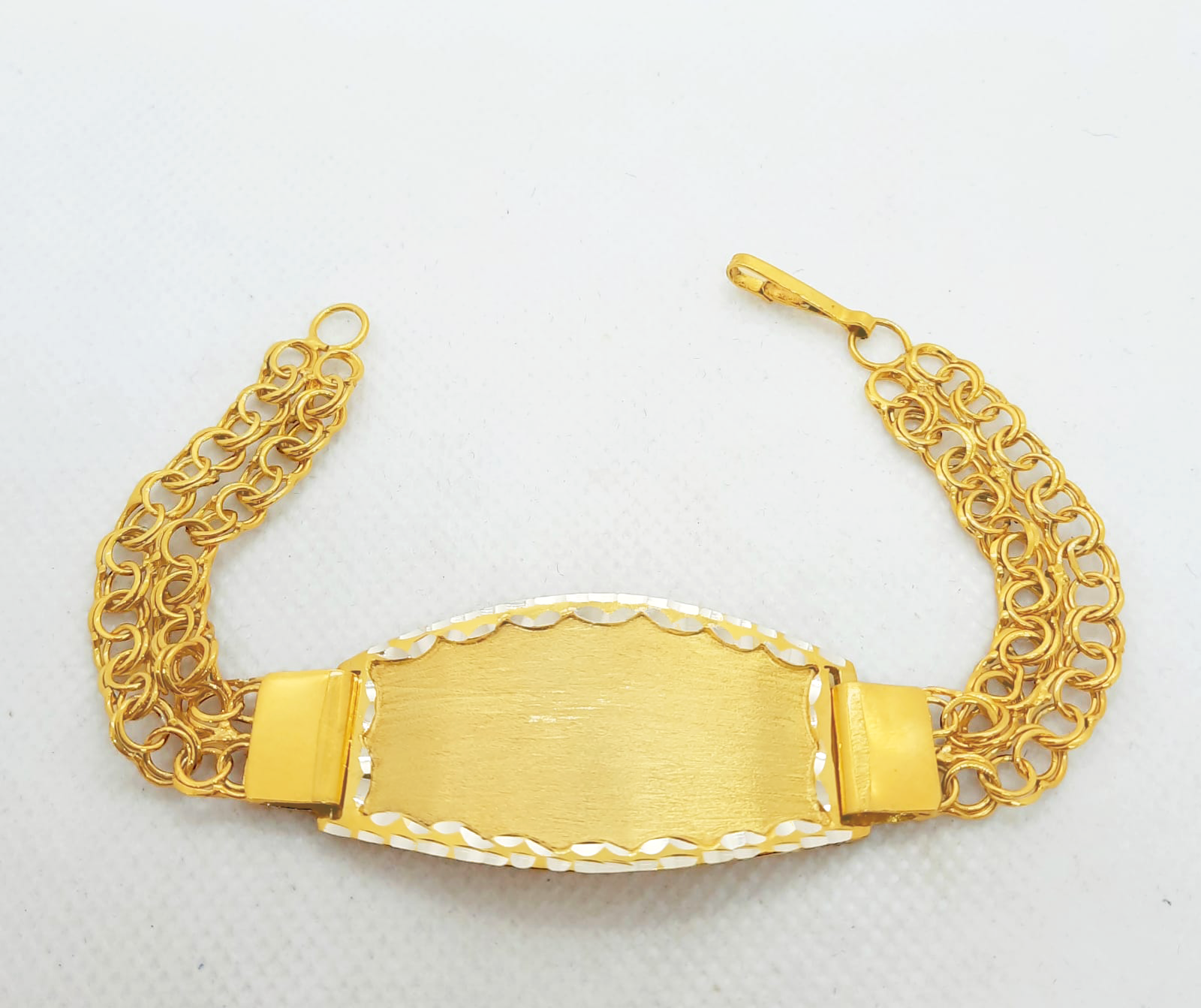 Gold Gent ID Band