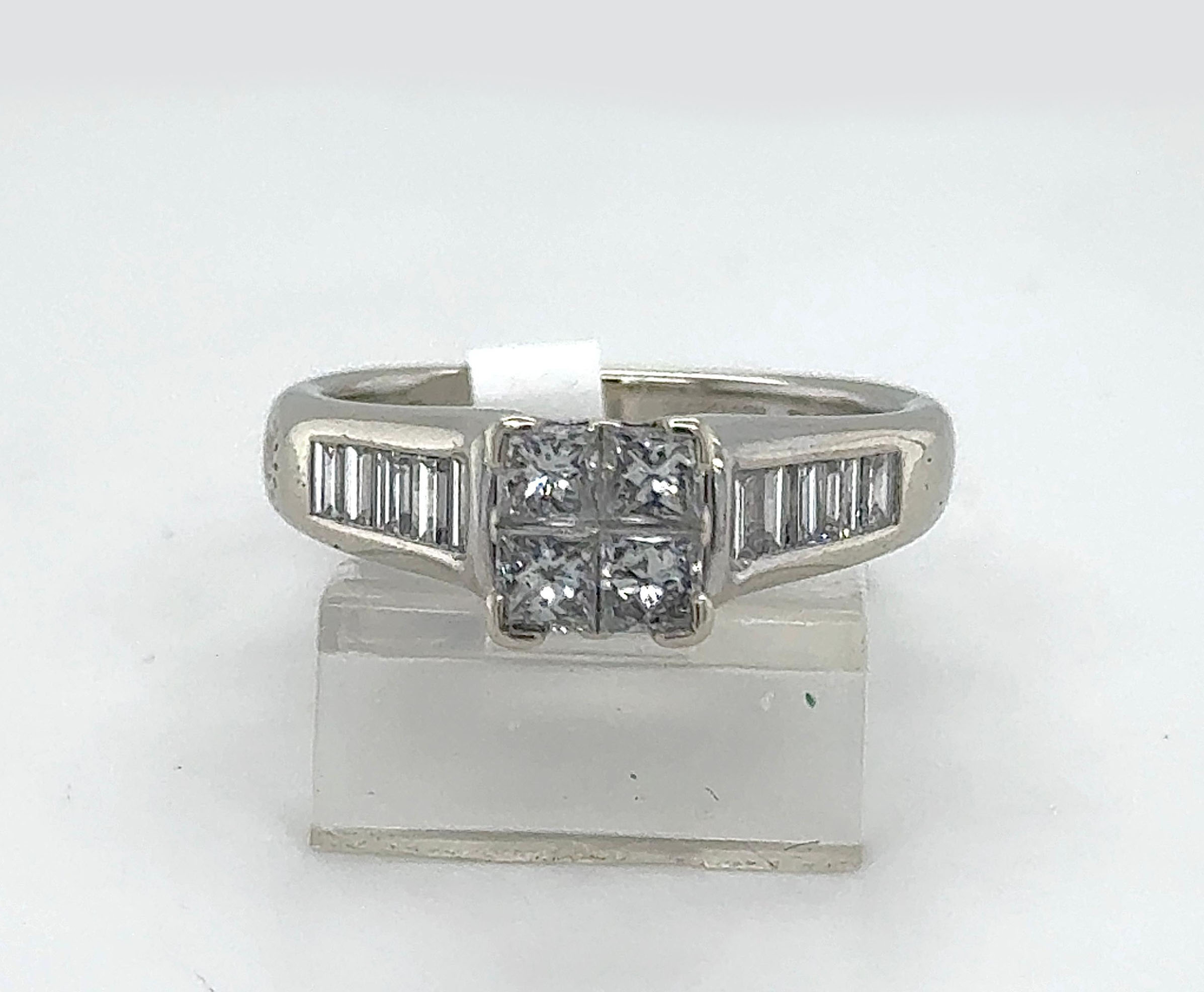 Gold Diamond Engagement Ring