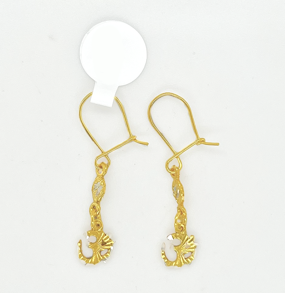 Gold Hanging Earring