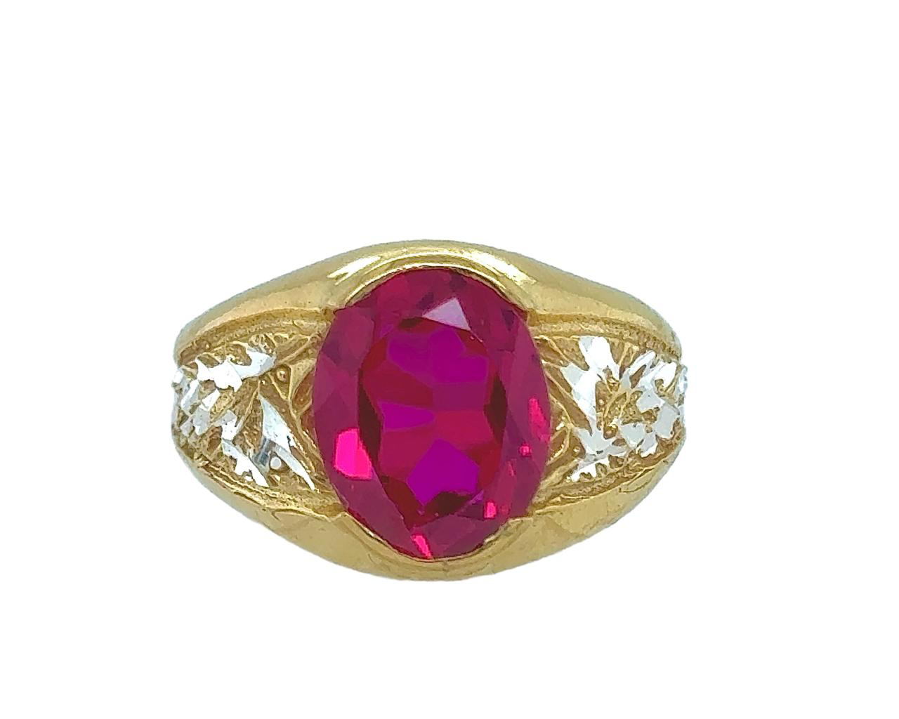 Gold Gent Ring