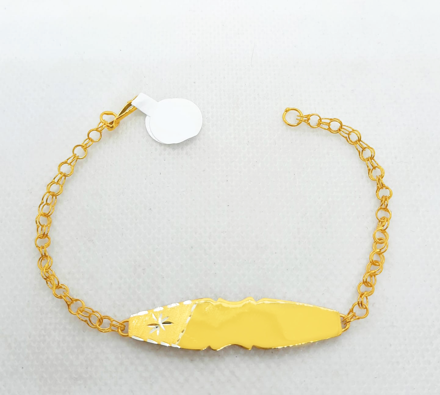 Gold Ladie ID Band