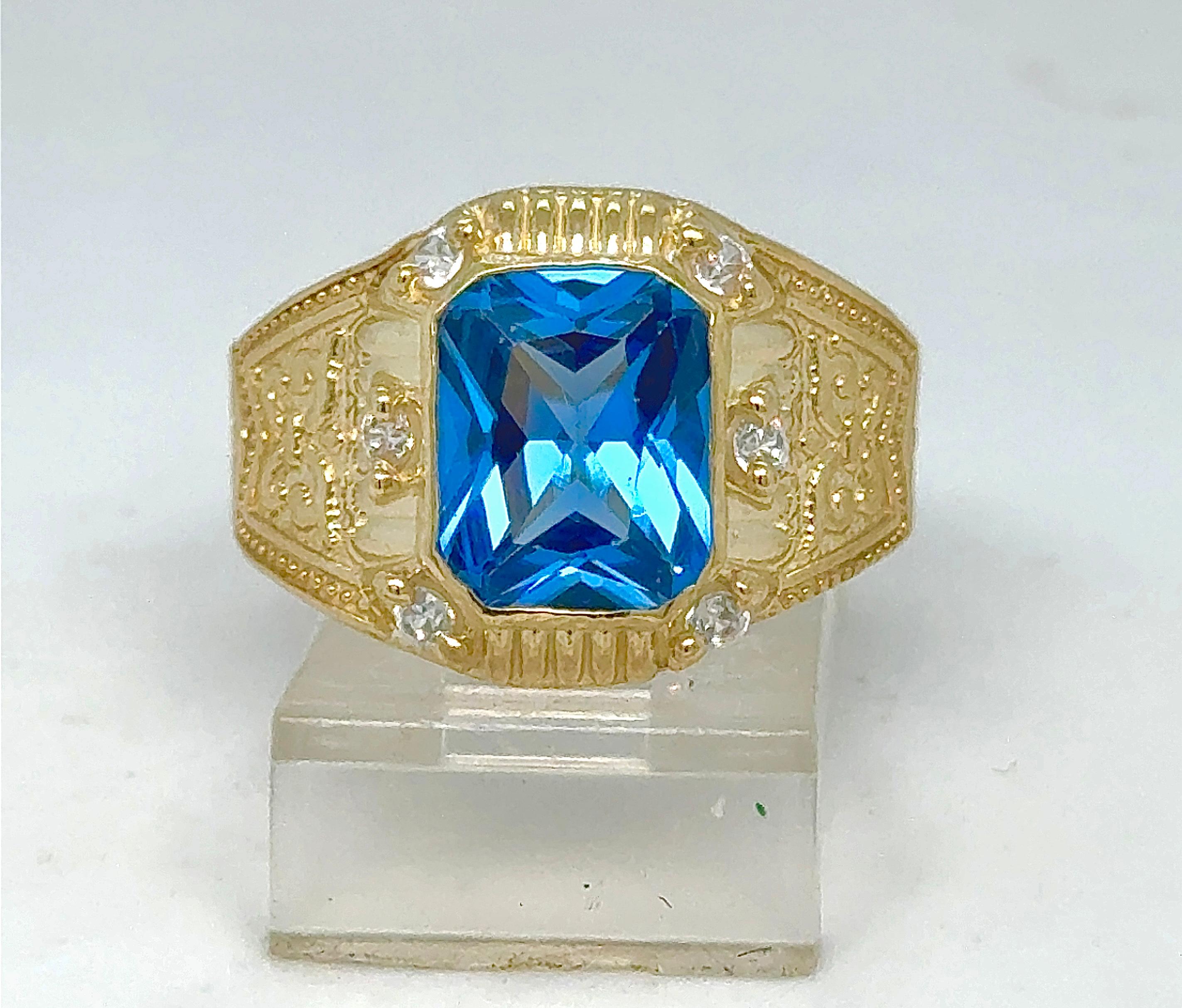 Gold Gent Ring