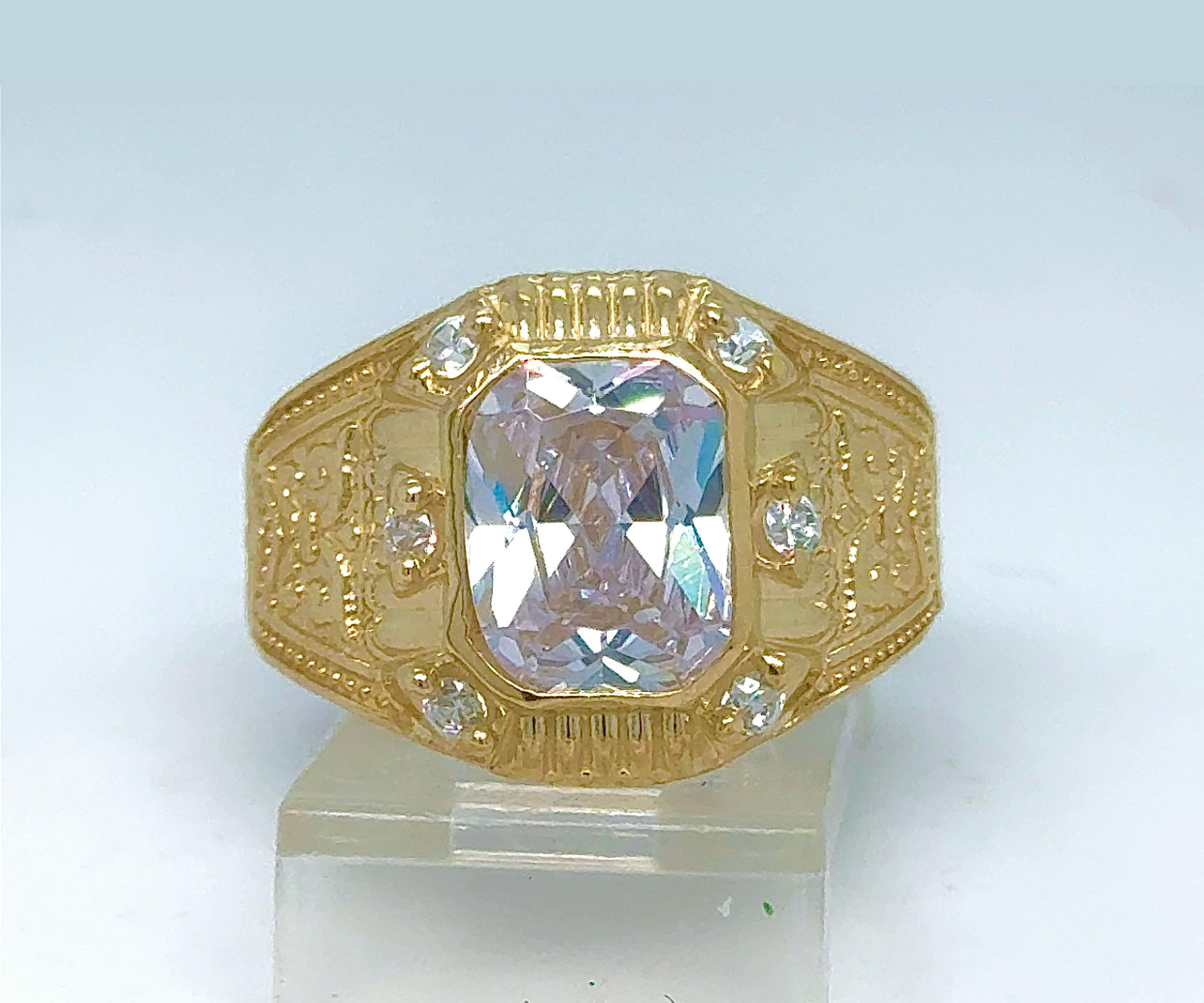 Gold Gent Ring