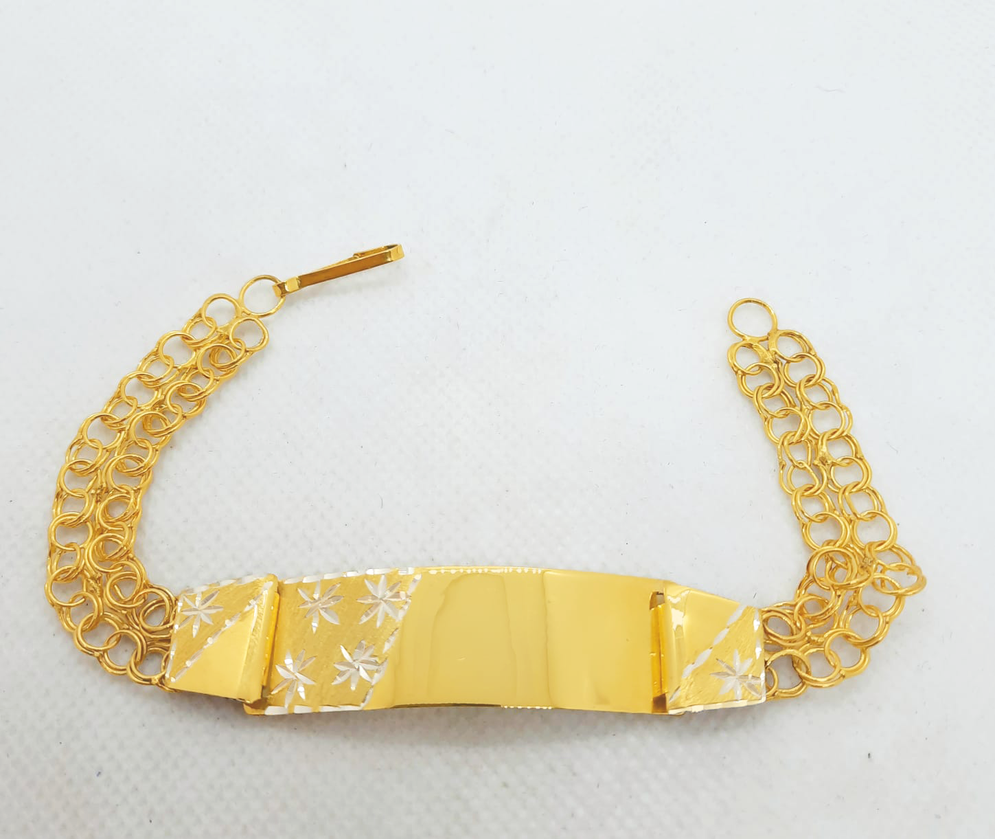Gold Gent ID Band