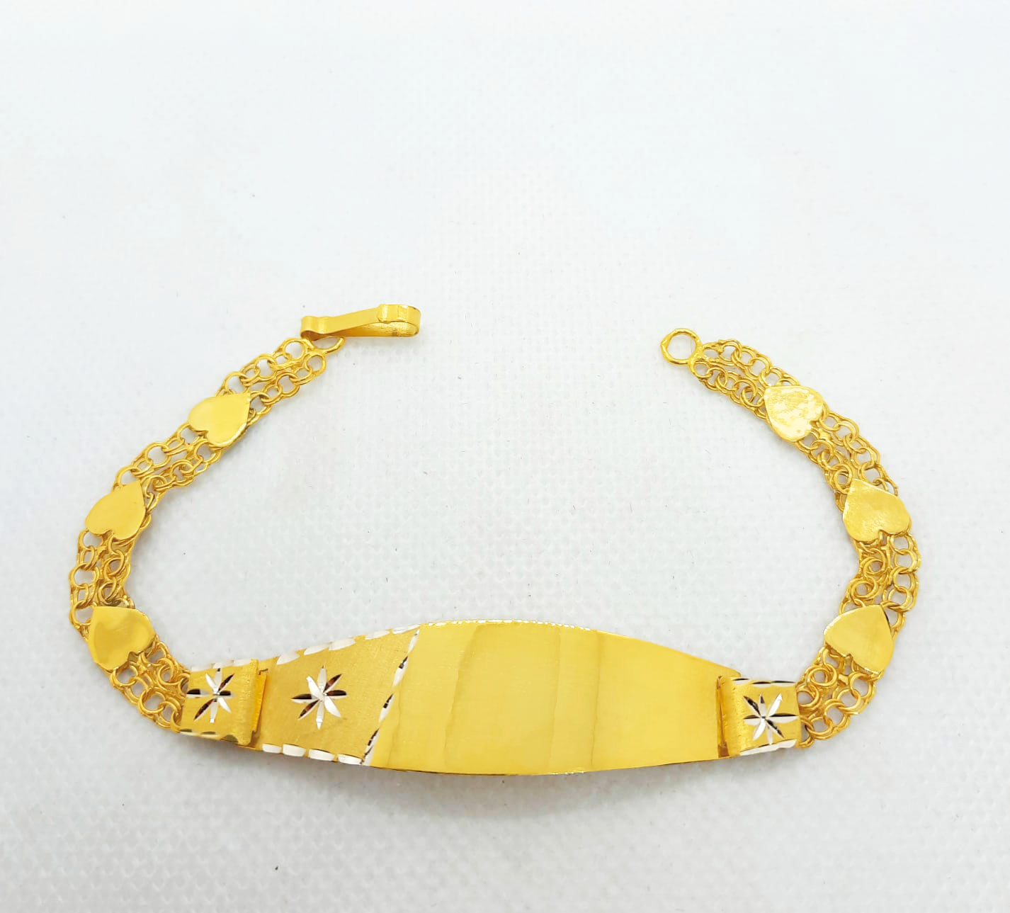 Gold Ladie ID Band