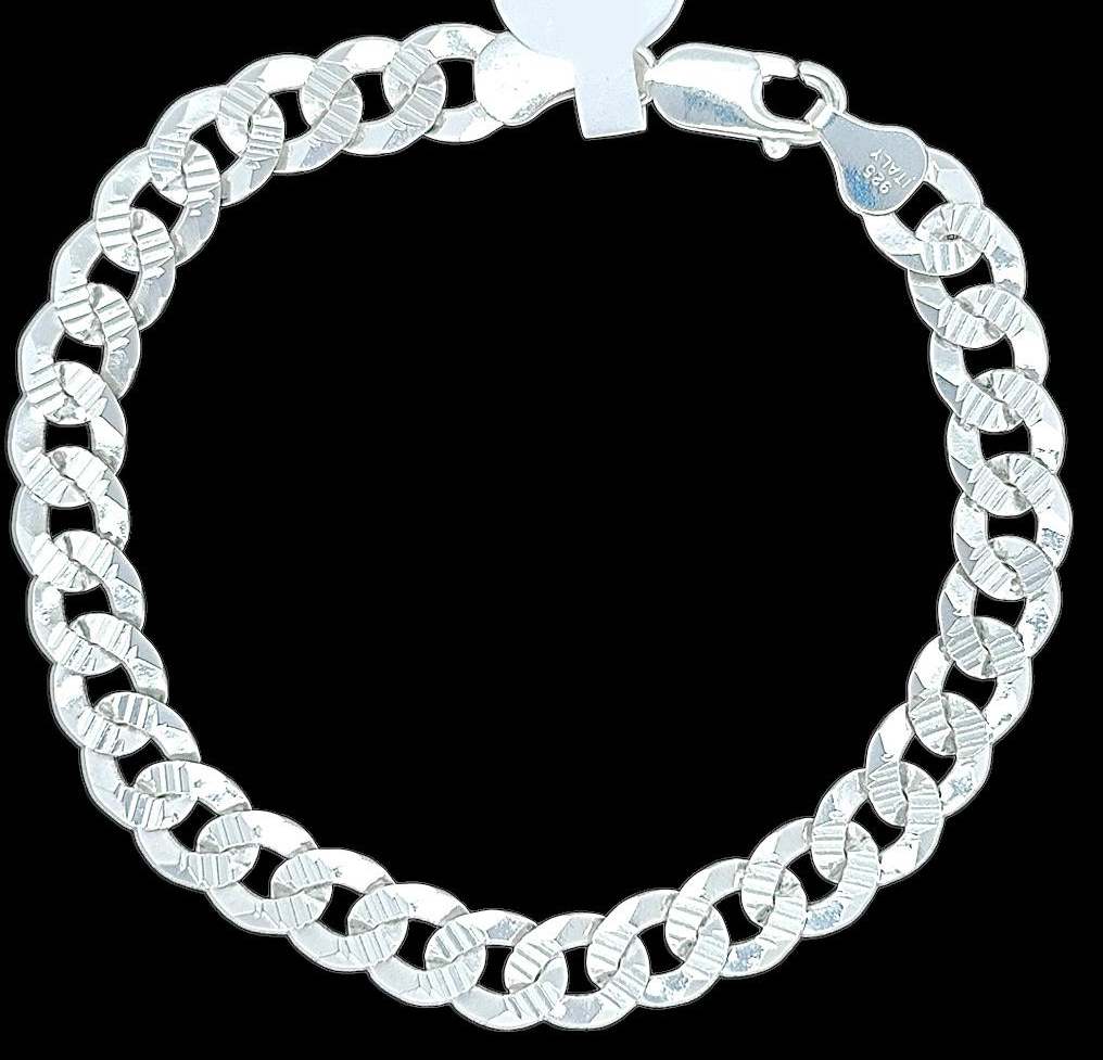 Silver Gent Hand Band