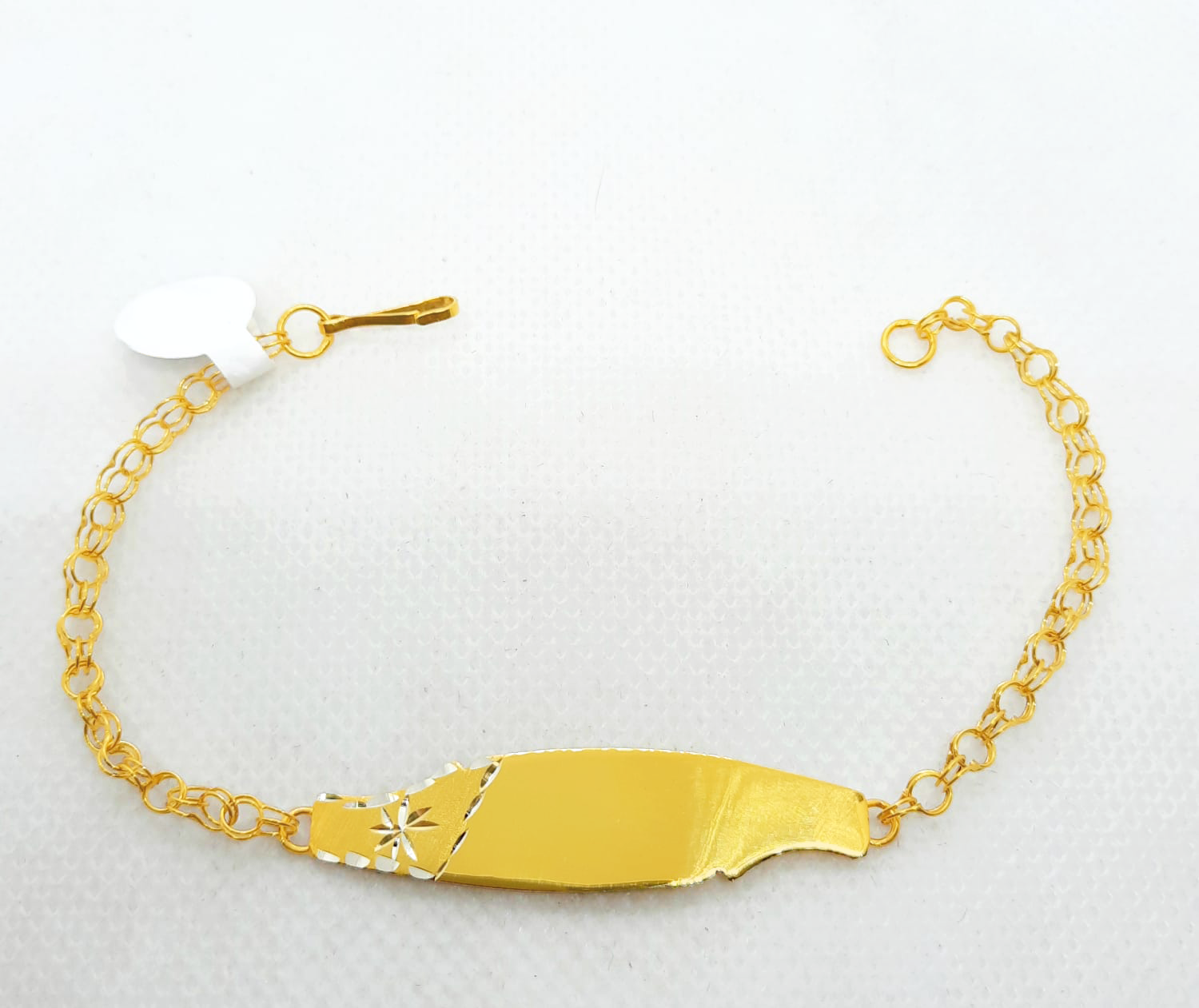 Gold Ladie ID Band