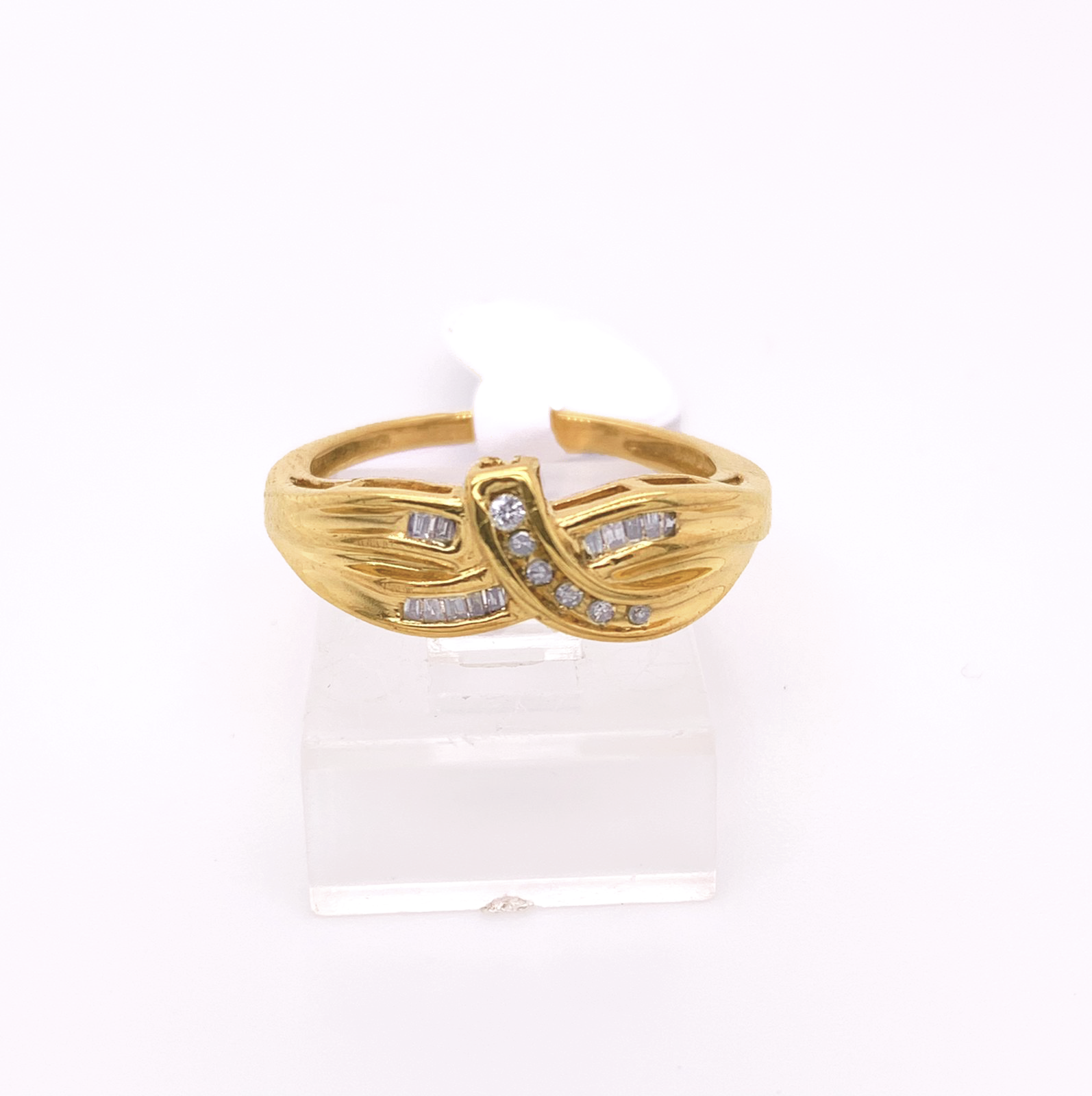 Gold Diamond Engagement Ring