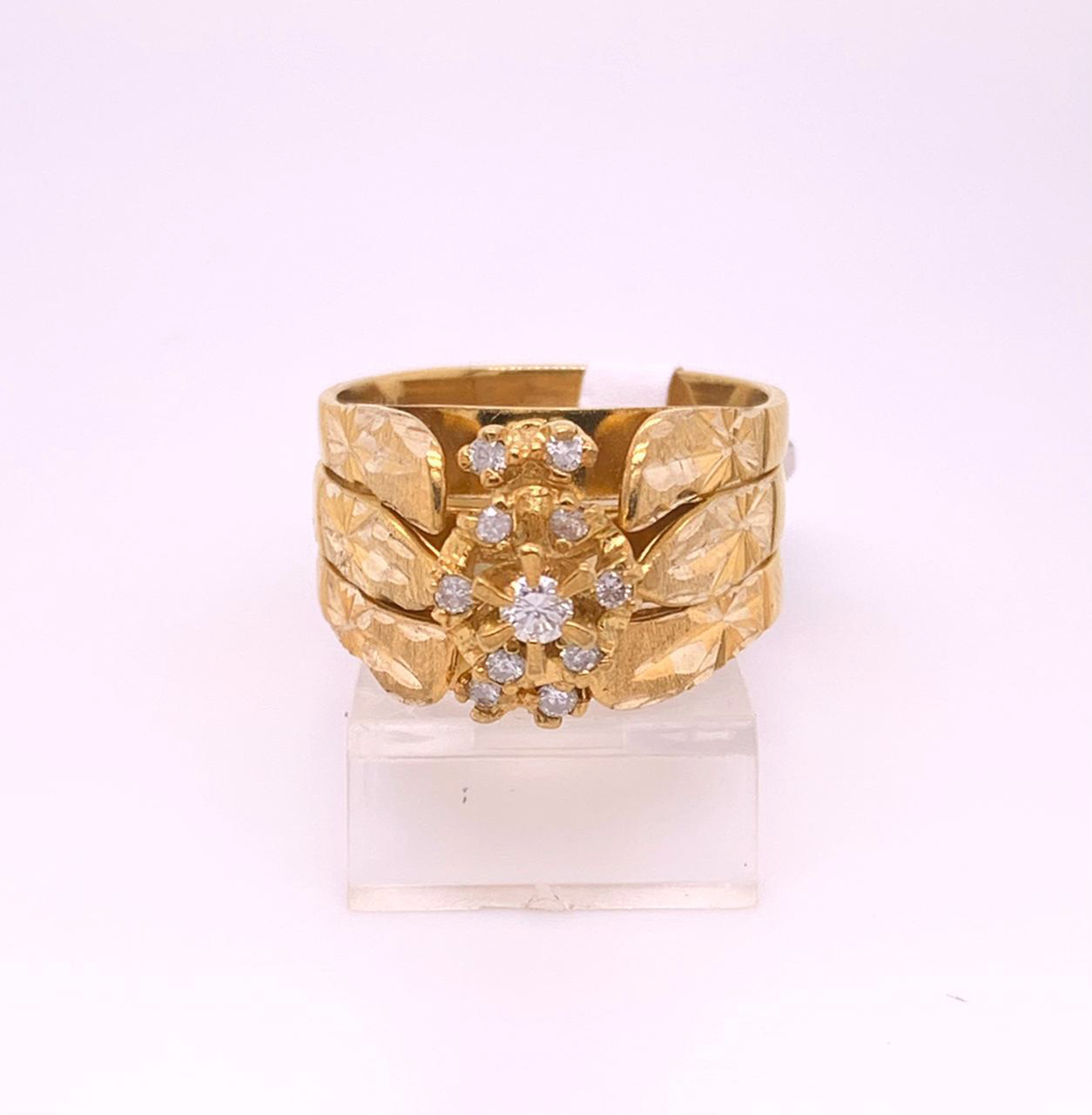 3PC Gold Wedding Ring