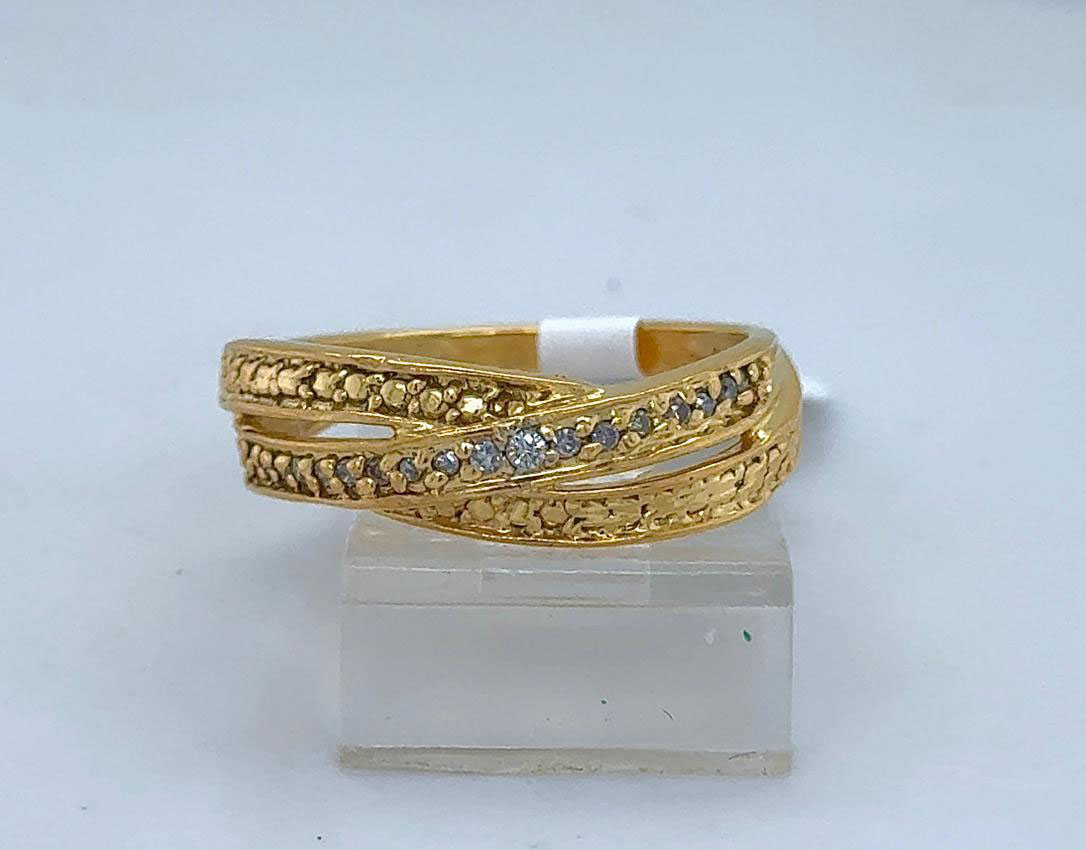 Gold Diamond Engagement Ring