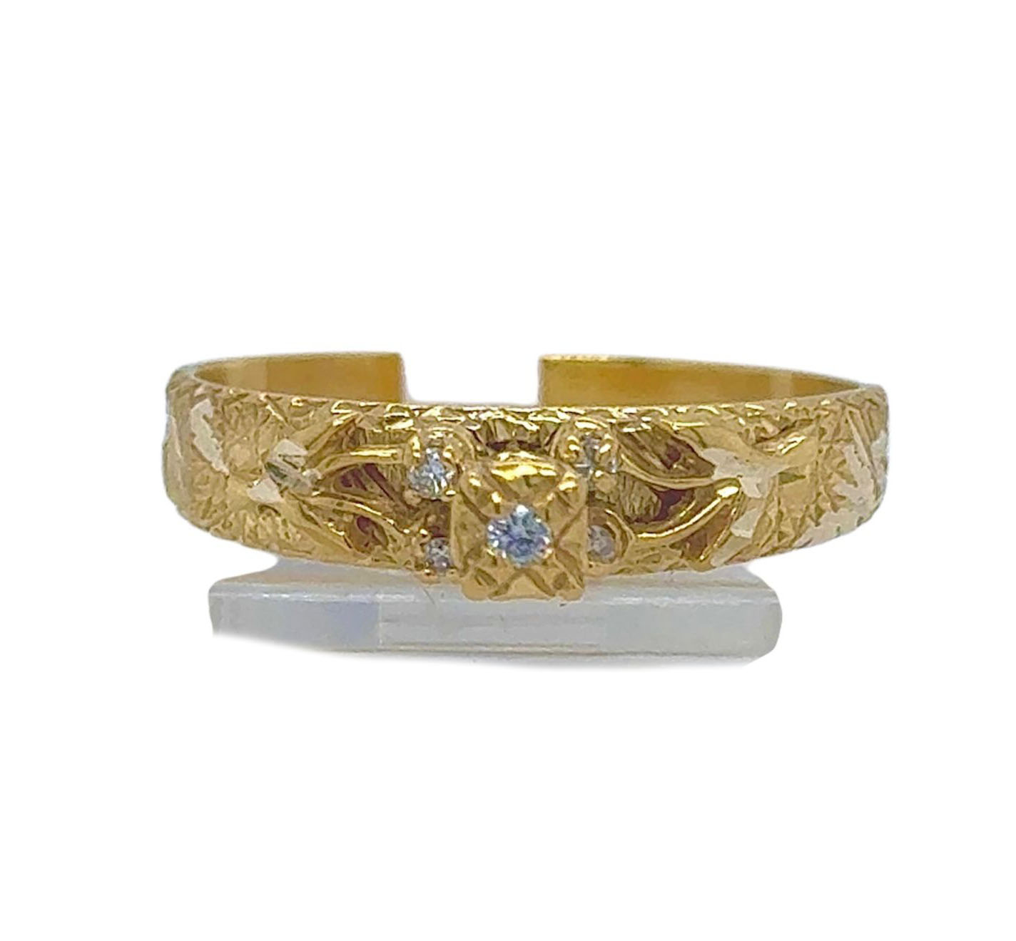 Gold Diamond Engagement Ring