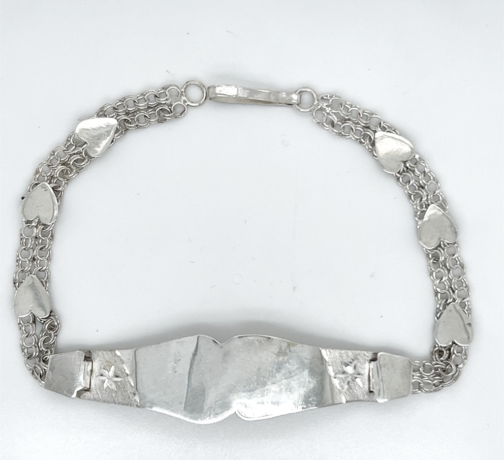 Silver Ladie ID Band