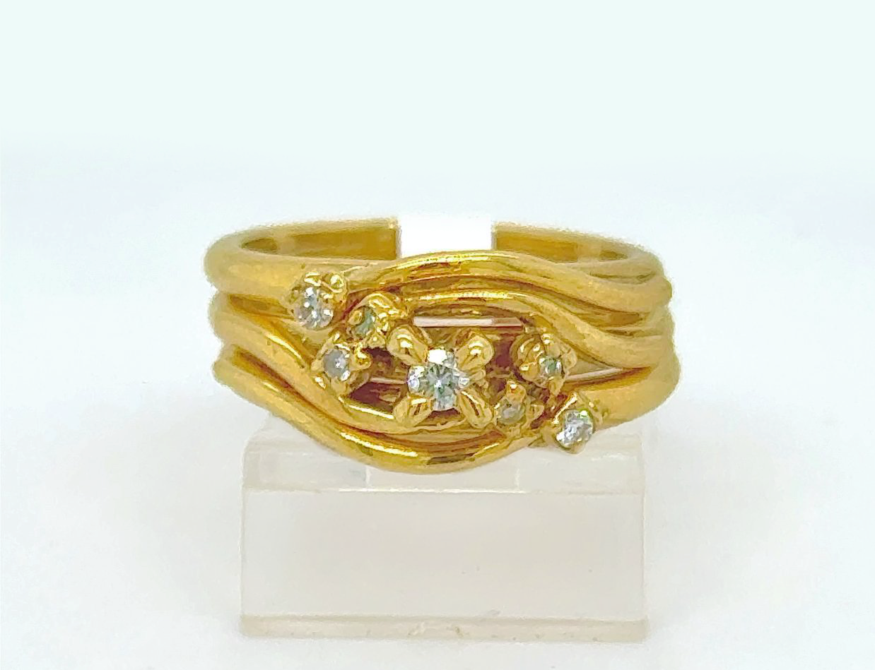 3PC Gold Wedding Ring