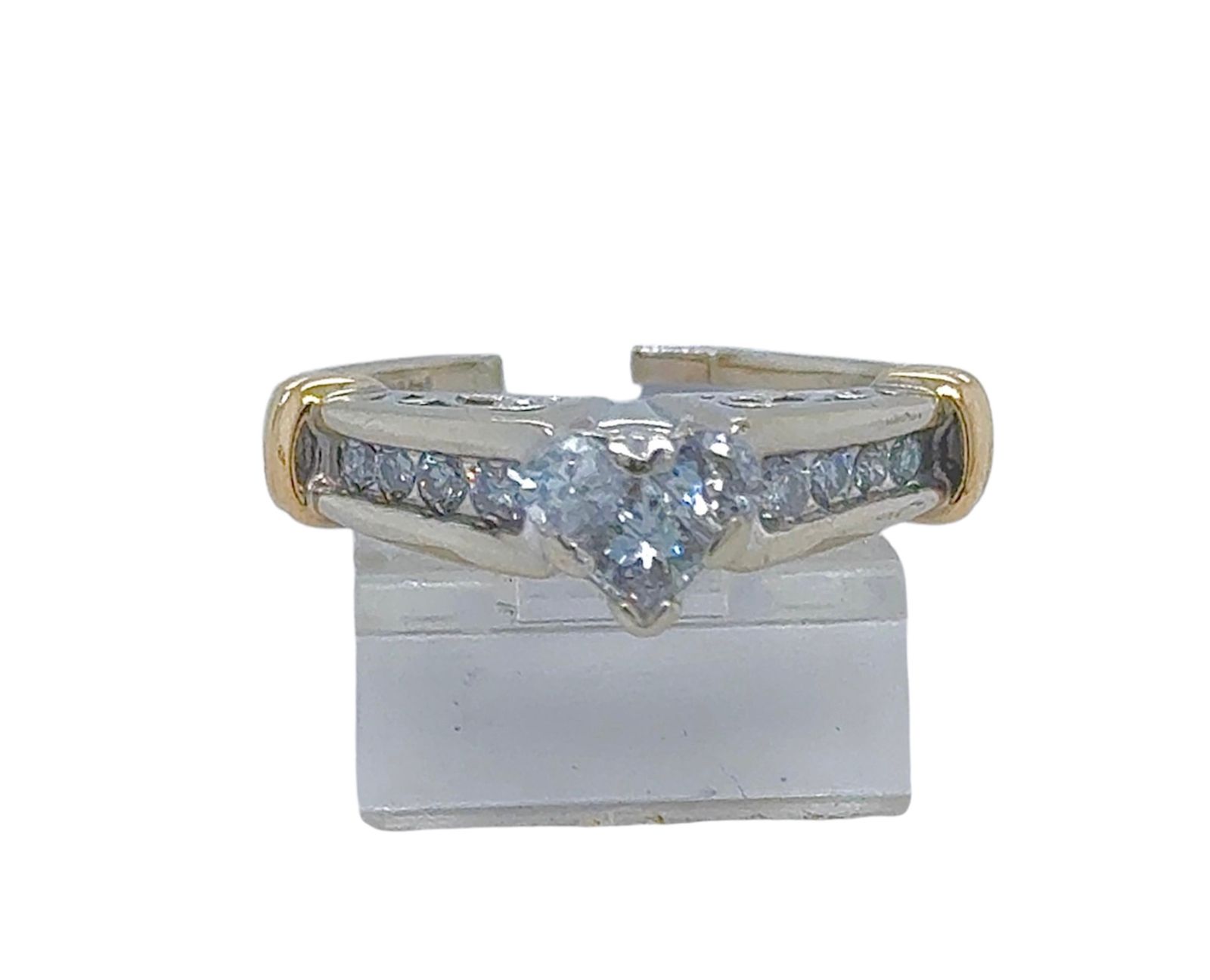 Gold Diamond Engagement Ring