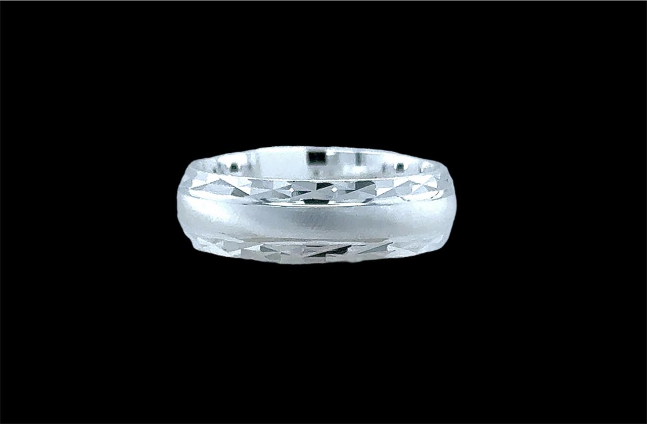 Silver Gent Wedding Ring