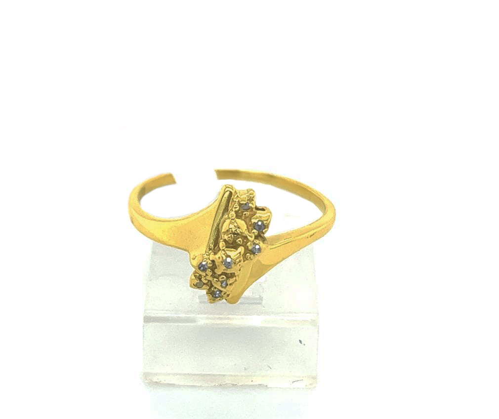 Gold Diamond Engagement Ring