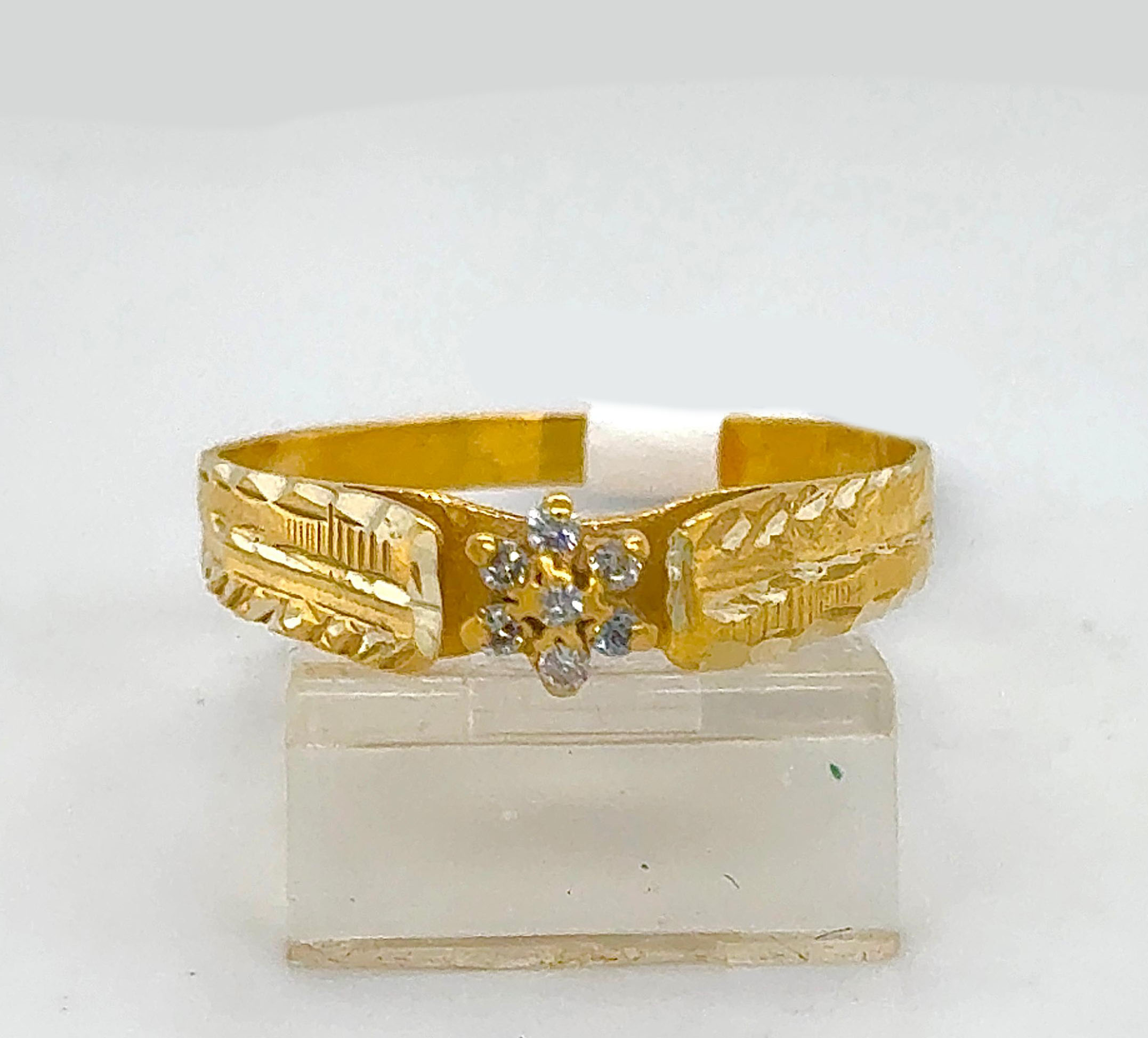 Gold Diamond Engagement Ring