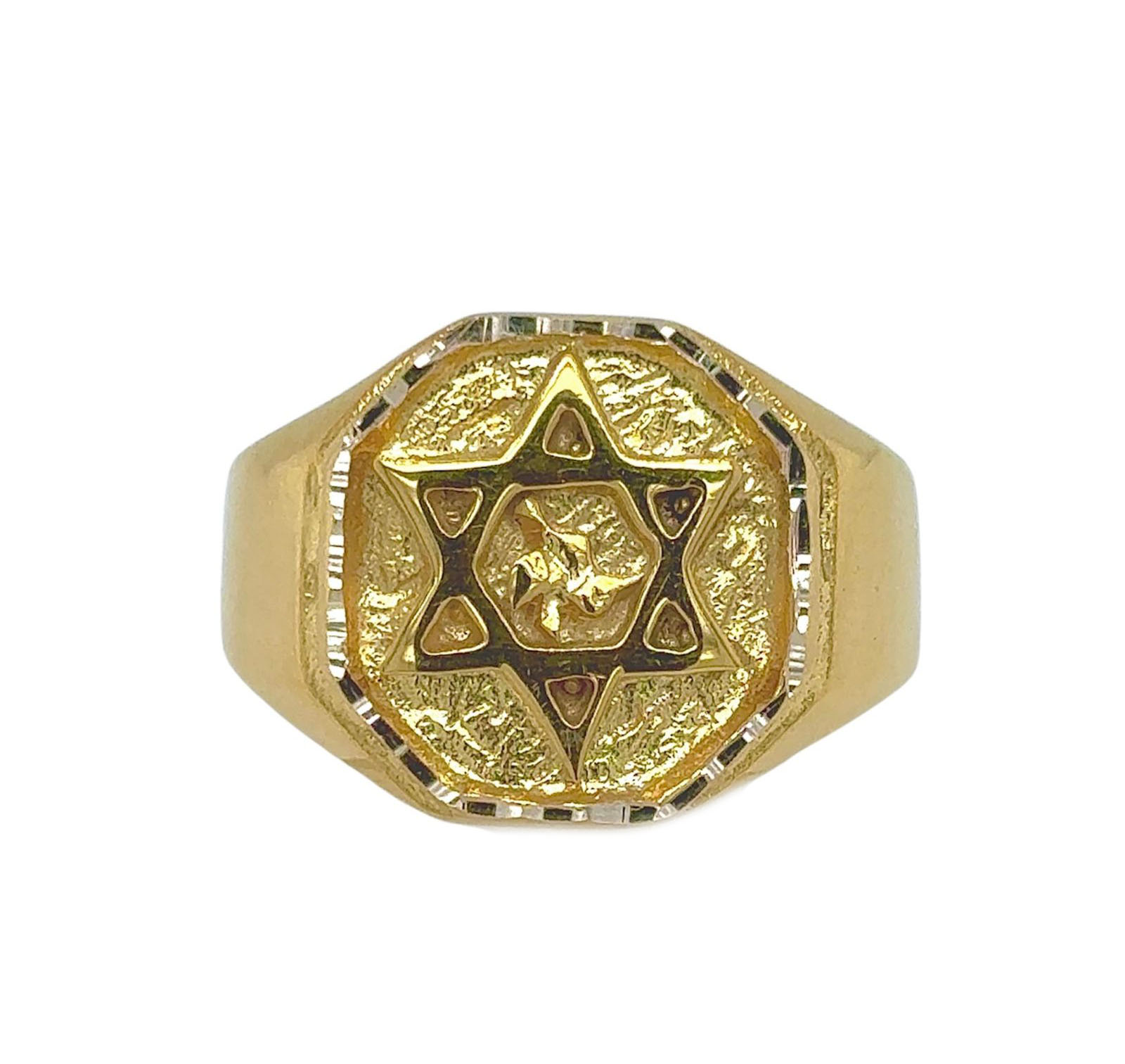 Gold Gent Ring