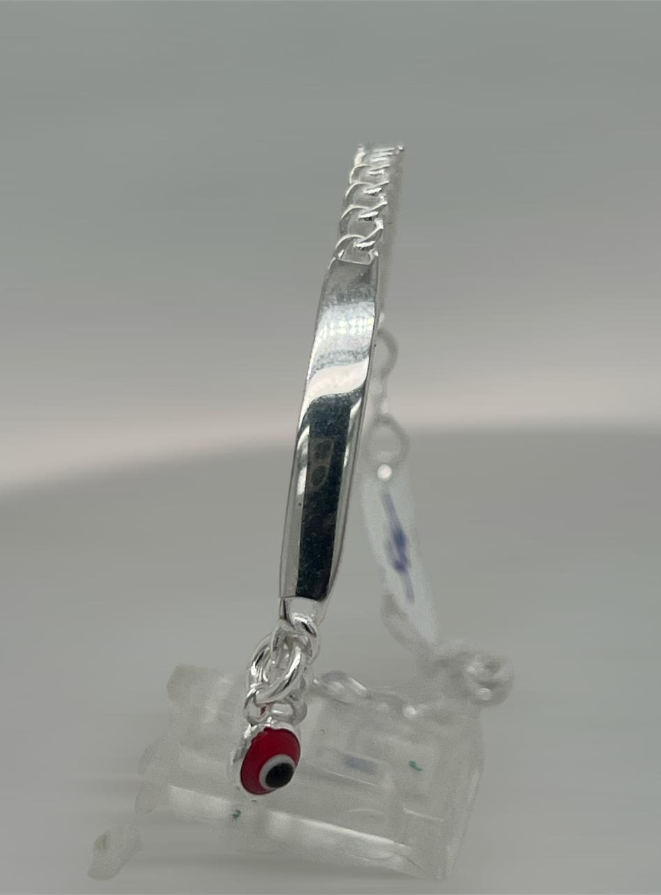 Silver Baby ID Band