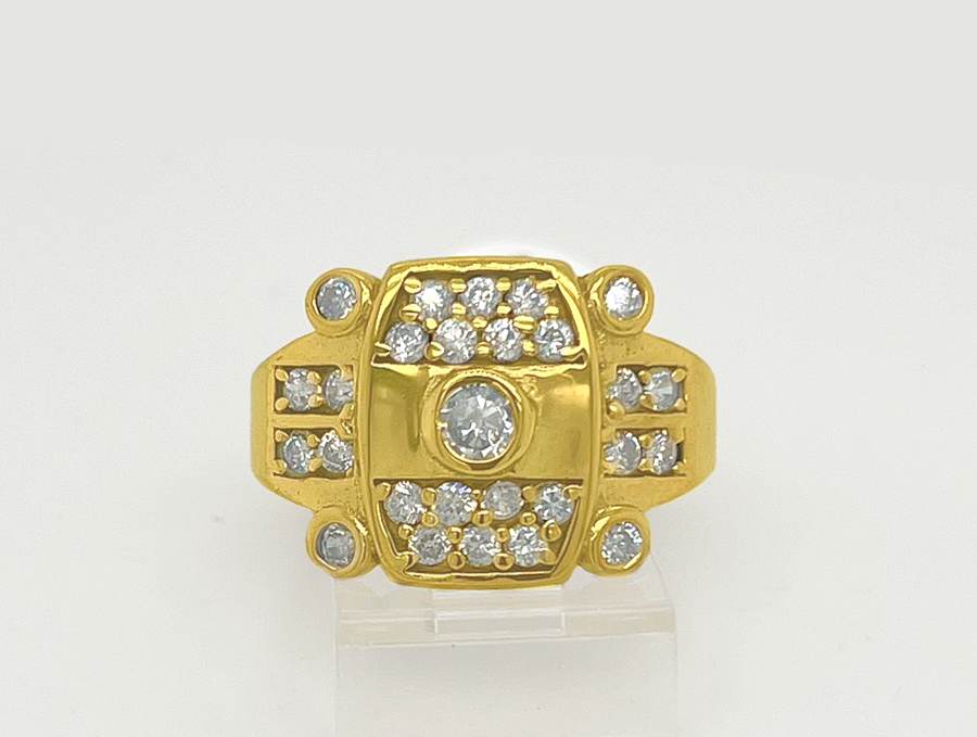 Gold Gent Ring