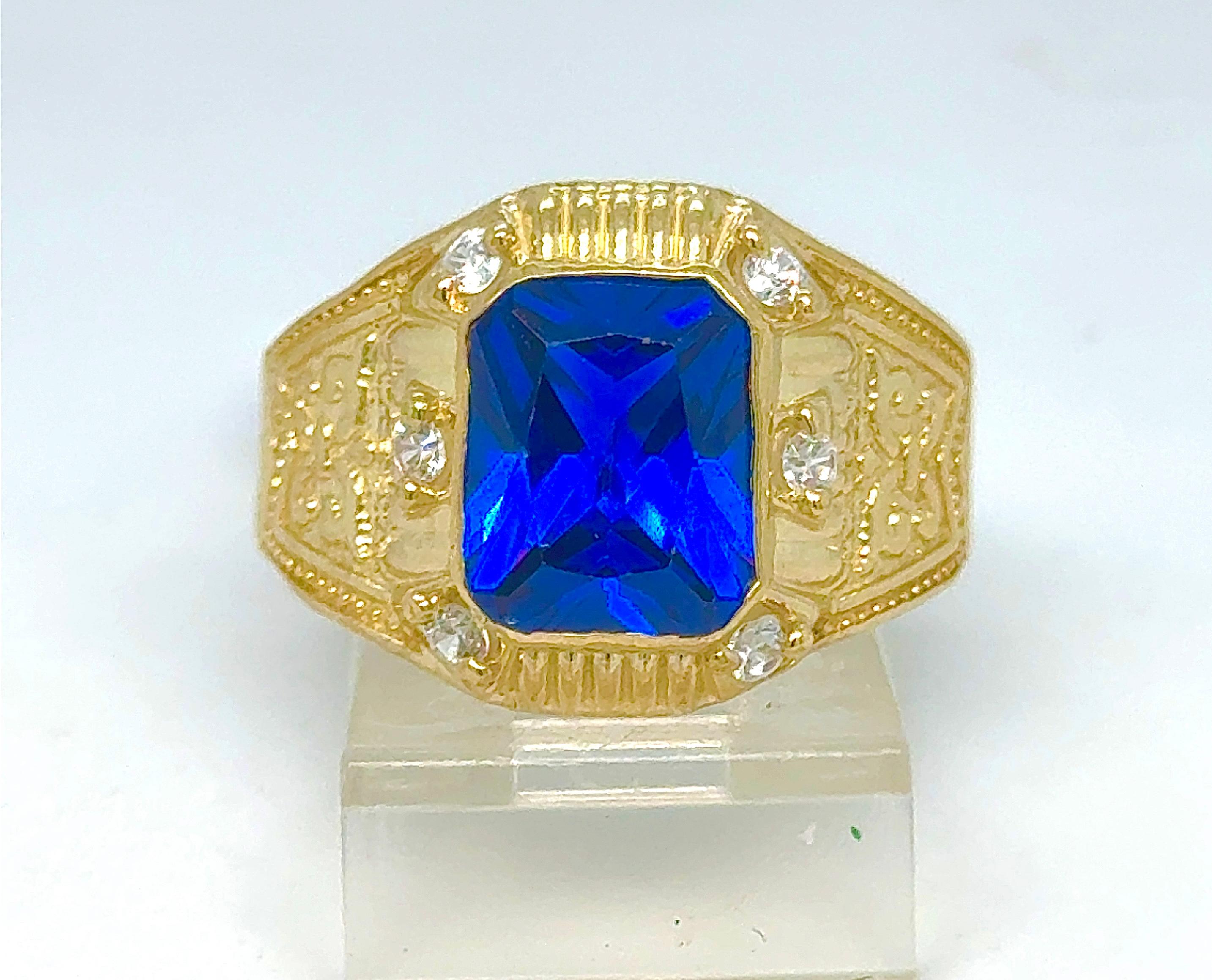 Gold Gent Ring