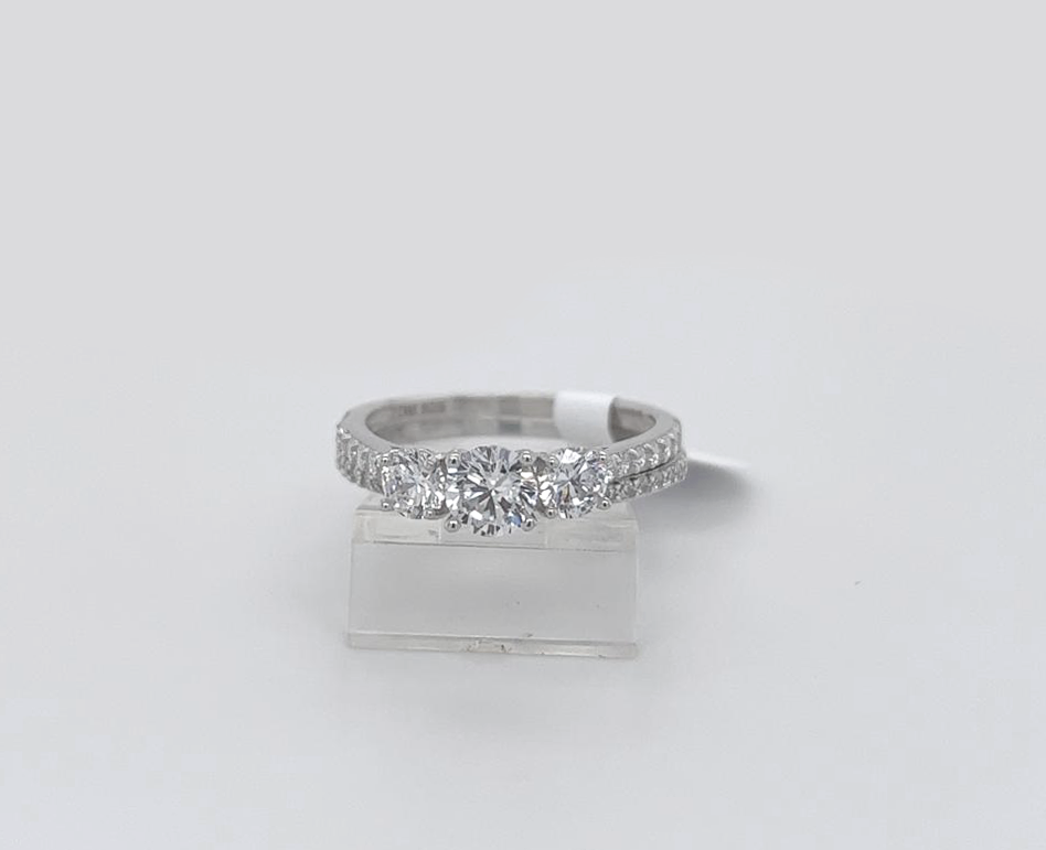 2PC Silver Wedding Ring 