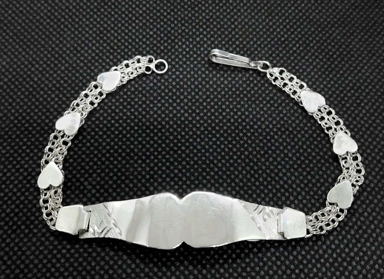 Silver Ladie ID Band