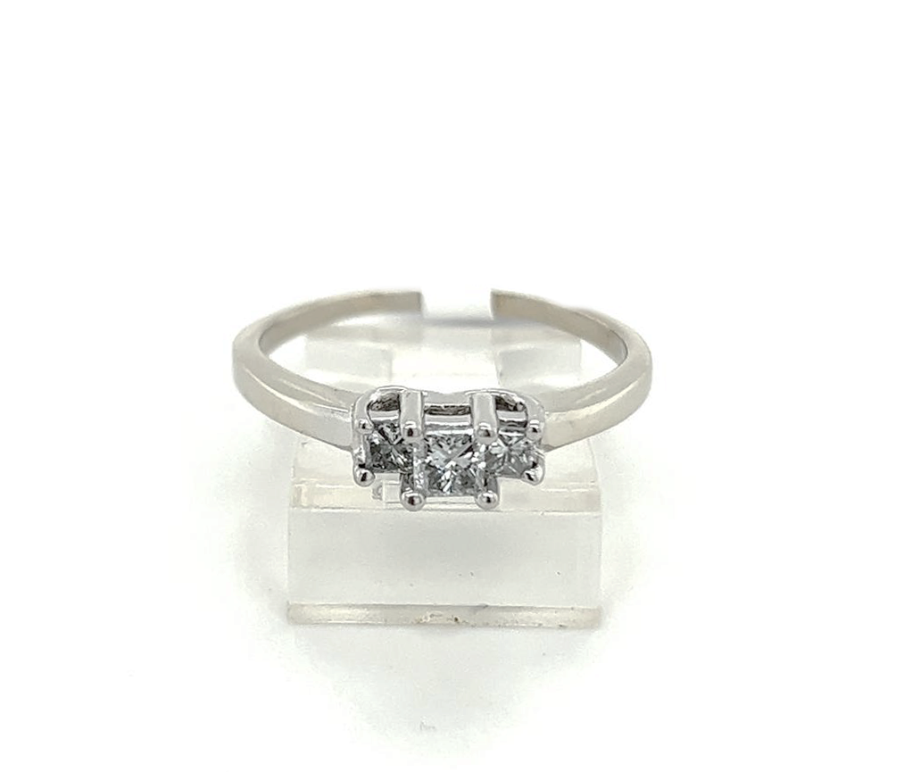 Gold Diamond Engagement Ring